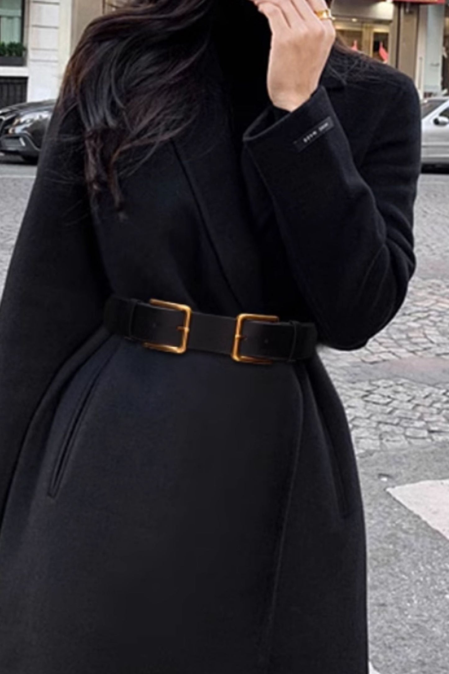 Dress/coat leather belt for women C4691