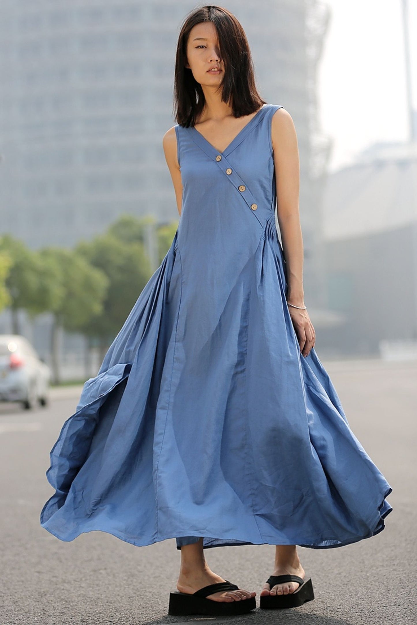 Casual Summer Sleeveless dress C256