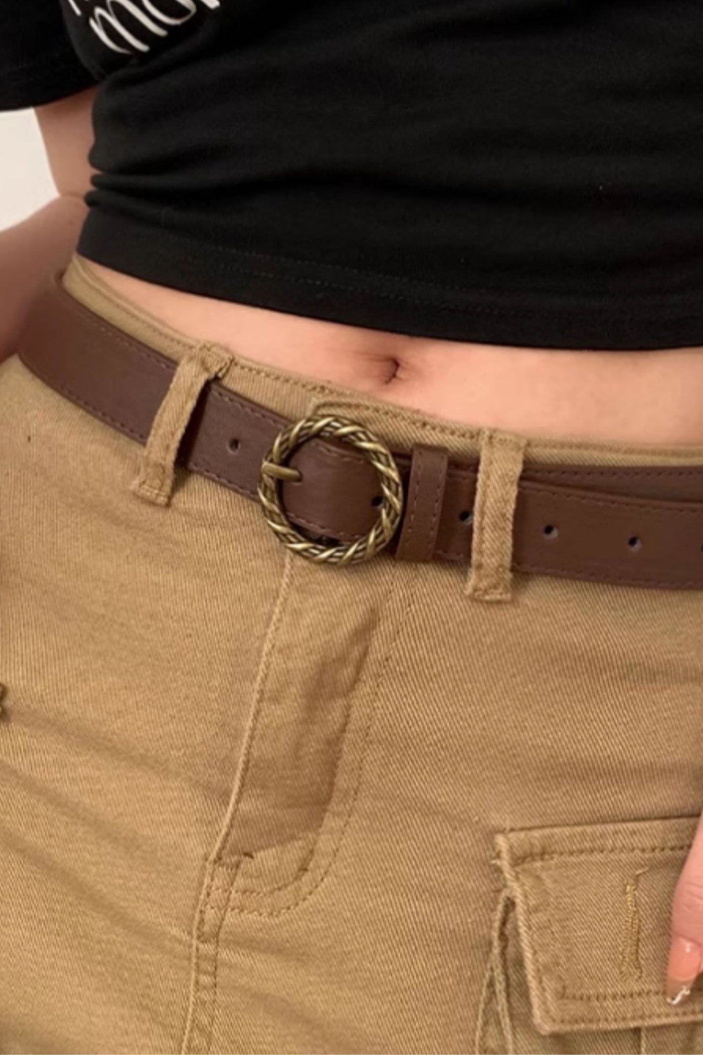 Women vintage inspired belt C4655