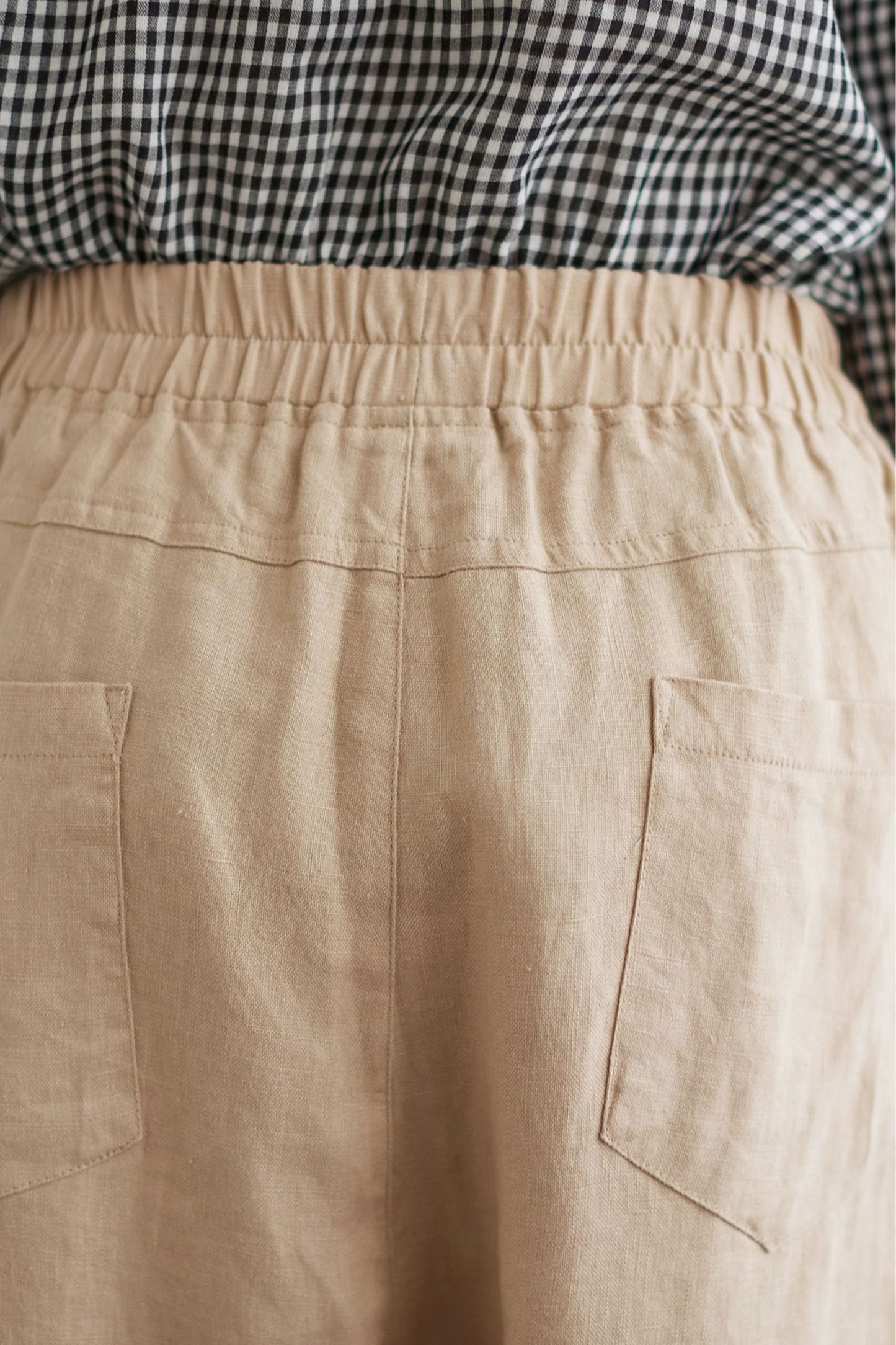 Womens Summer Casual Linen Pants C2431 - Size M #CK2100980