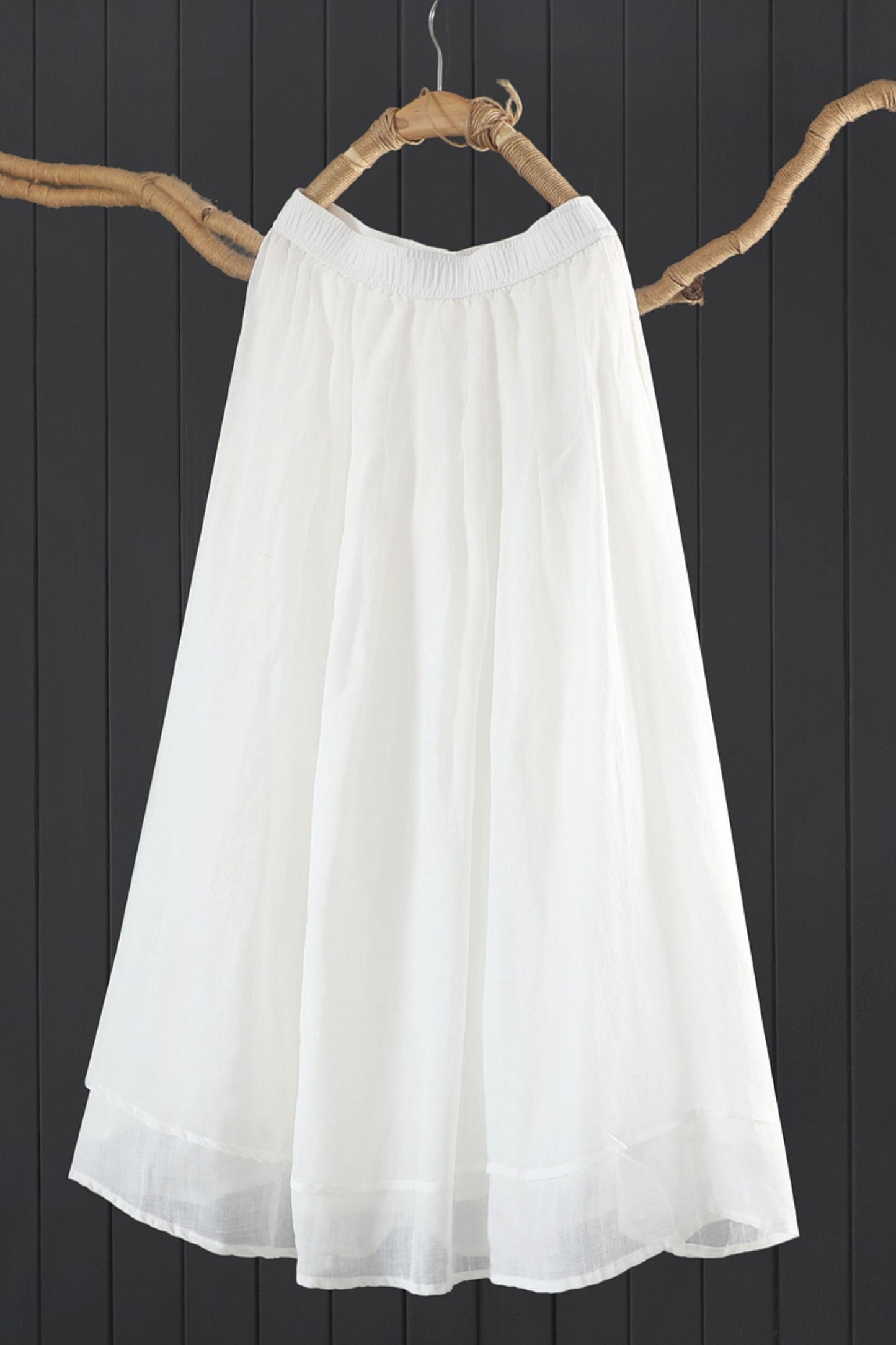 summer loose a-line long skirt L0621