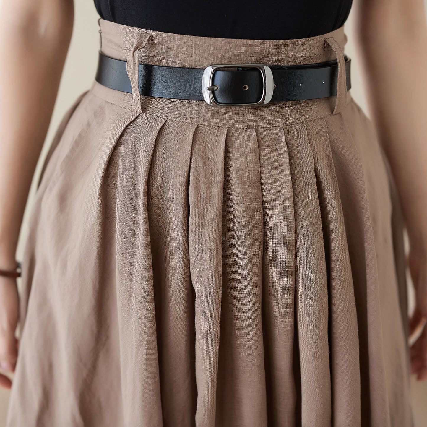 Pleated High Waist Skirt Women C3946 , Size XS #CK2400149