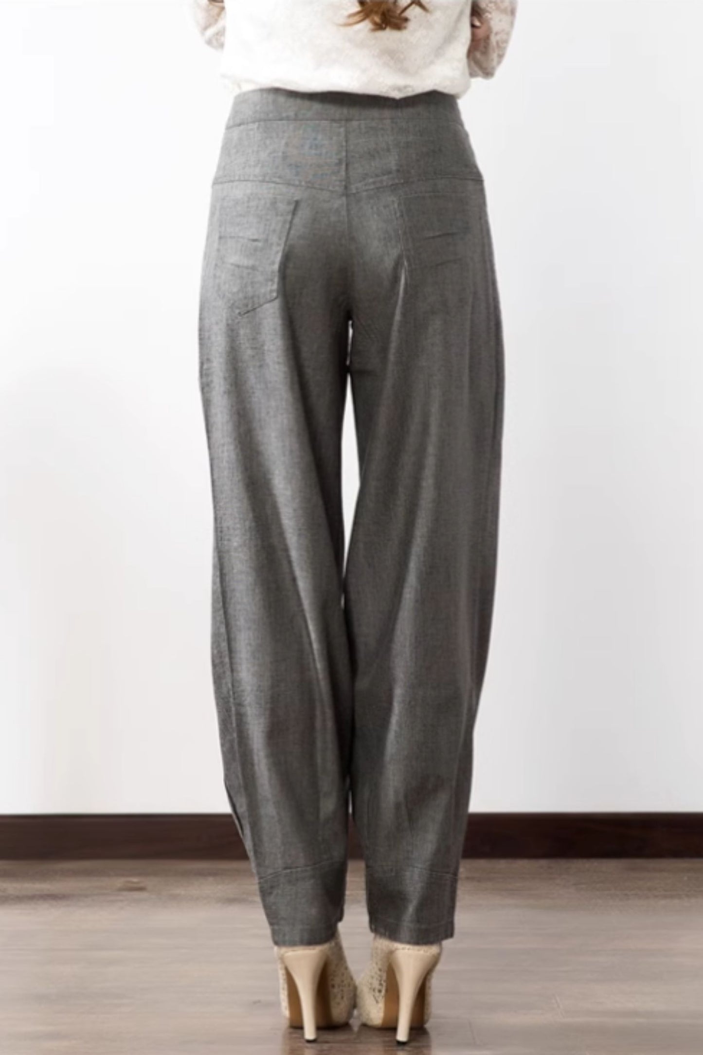 Summer linen long pants women c5070