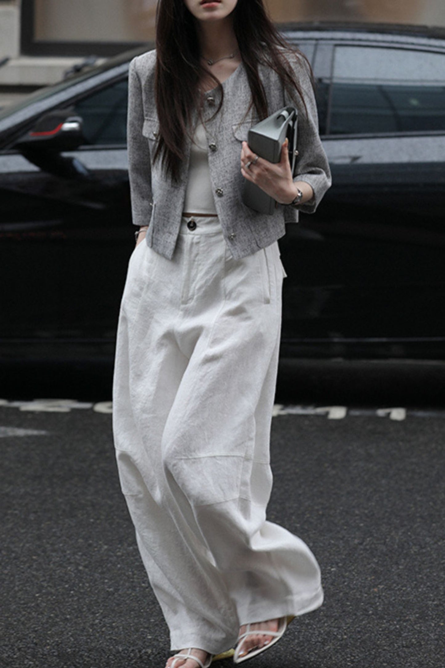 Womens linen lantern pants L0612