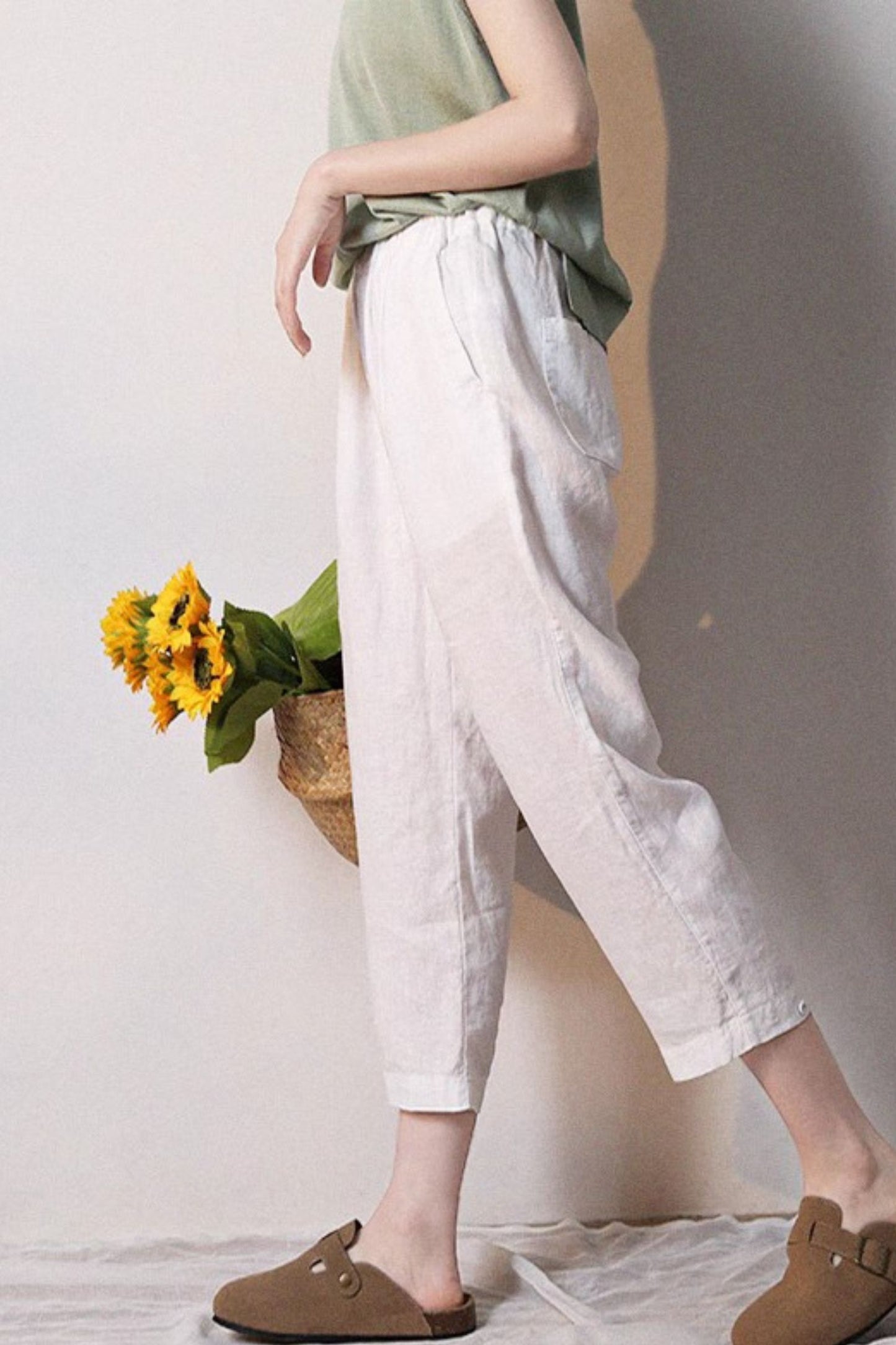 summer loose casual linen pants TT0023