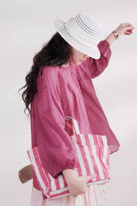 loose fitting summer casual linen blouse  C3854