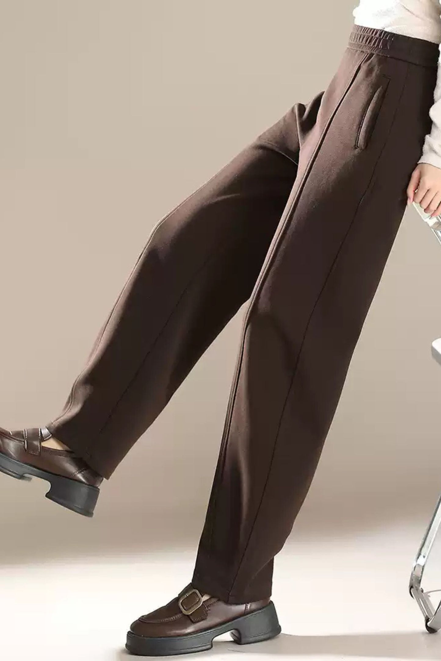 Loose fitting long autumn pants c5093