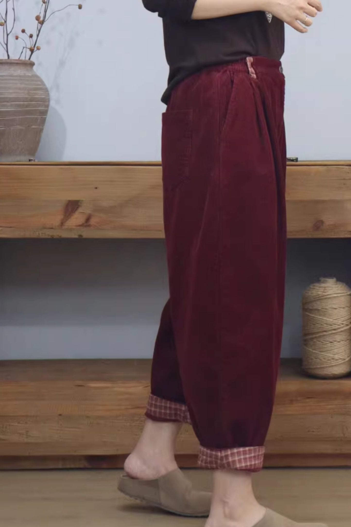 Autumn/winter long corduroy pants C5109
