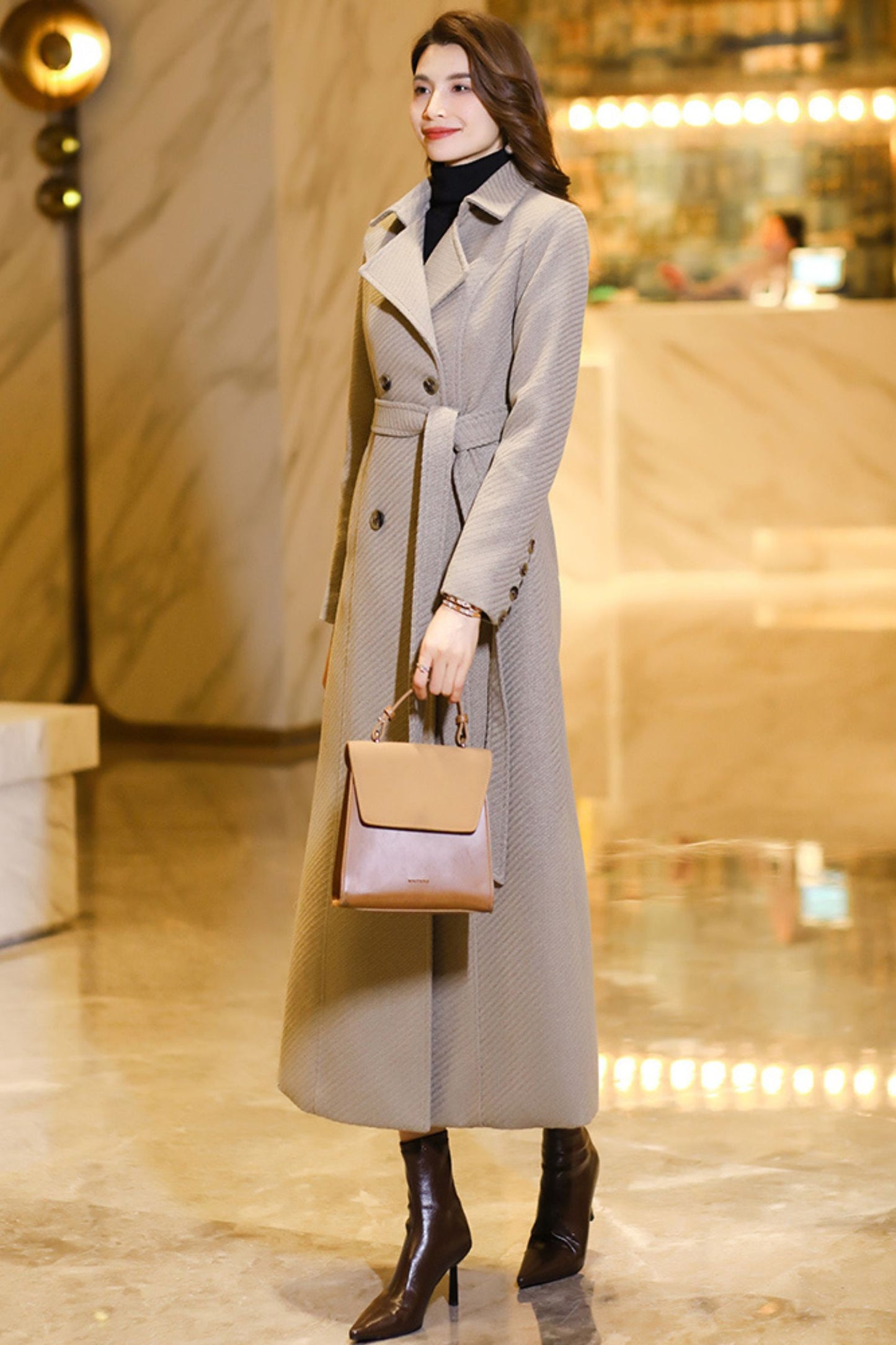 Women's Medium-length coat C3773