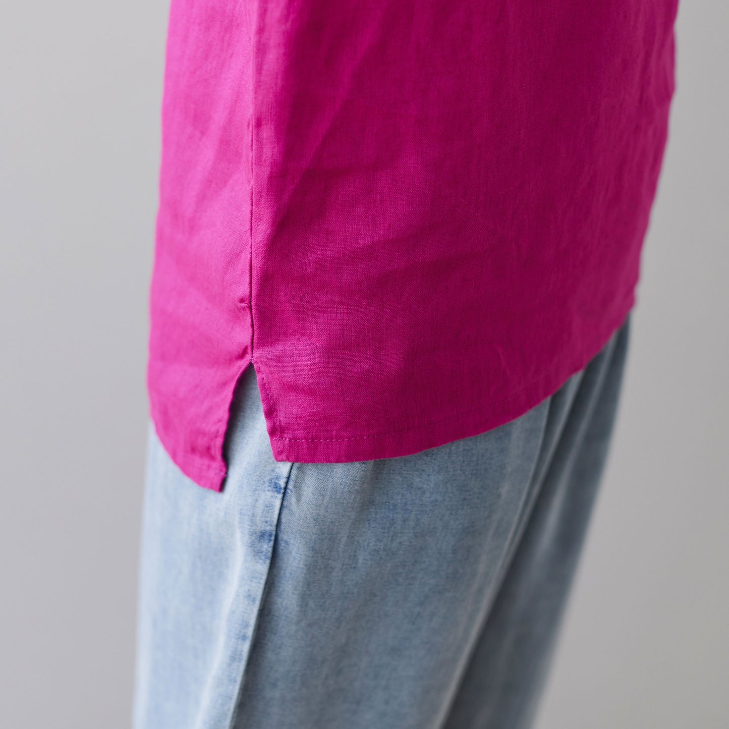Plus size Linen blouse, Oversized Linen blouse C2127