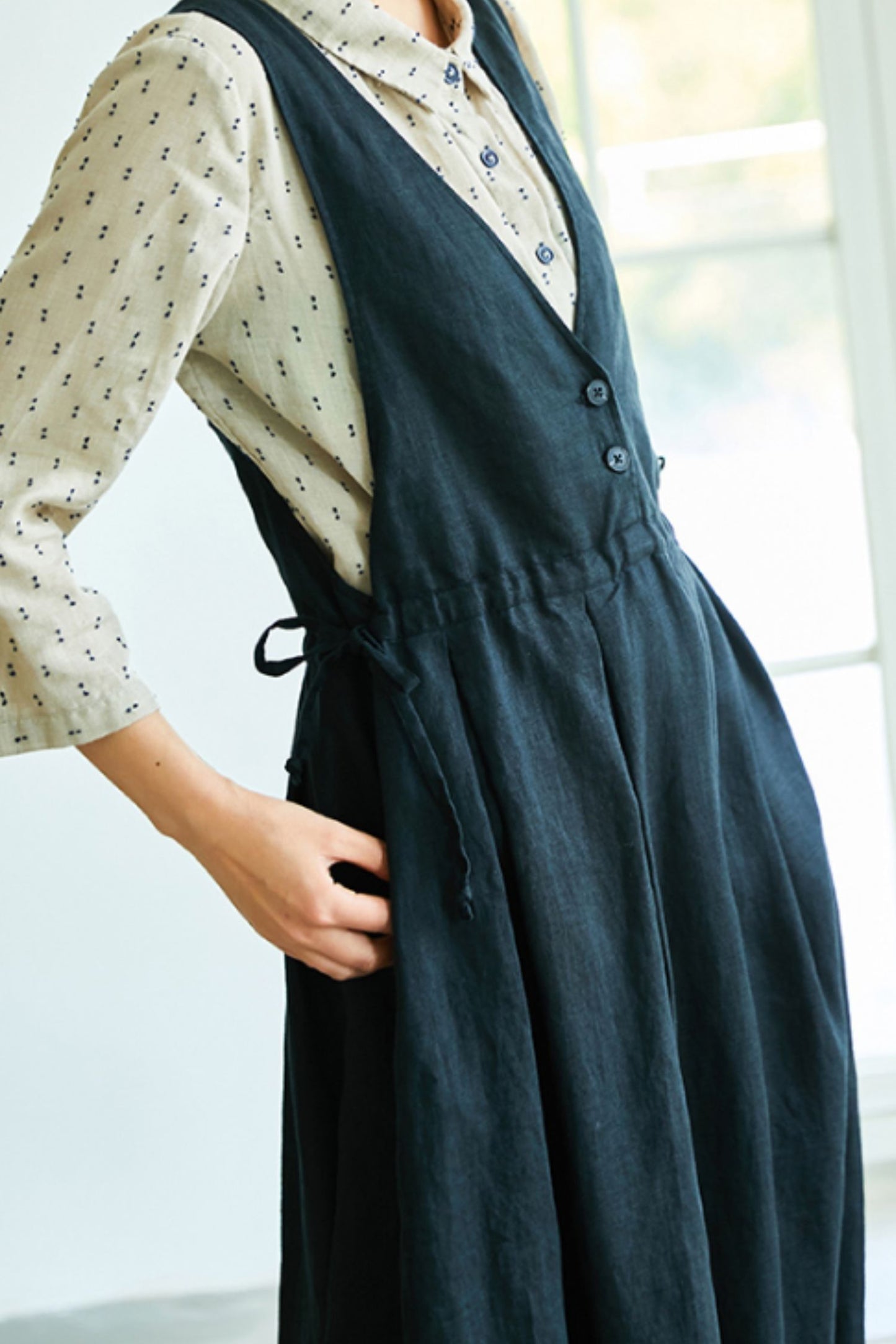 Casual Summer Linen Women Dresses TT0027