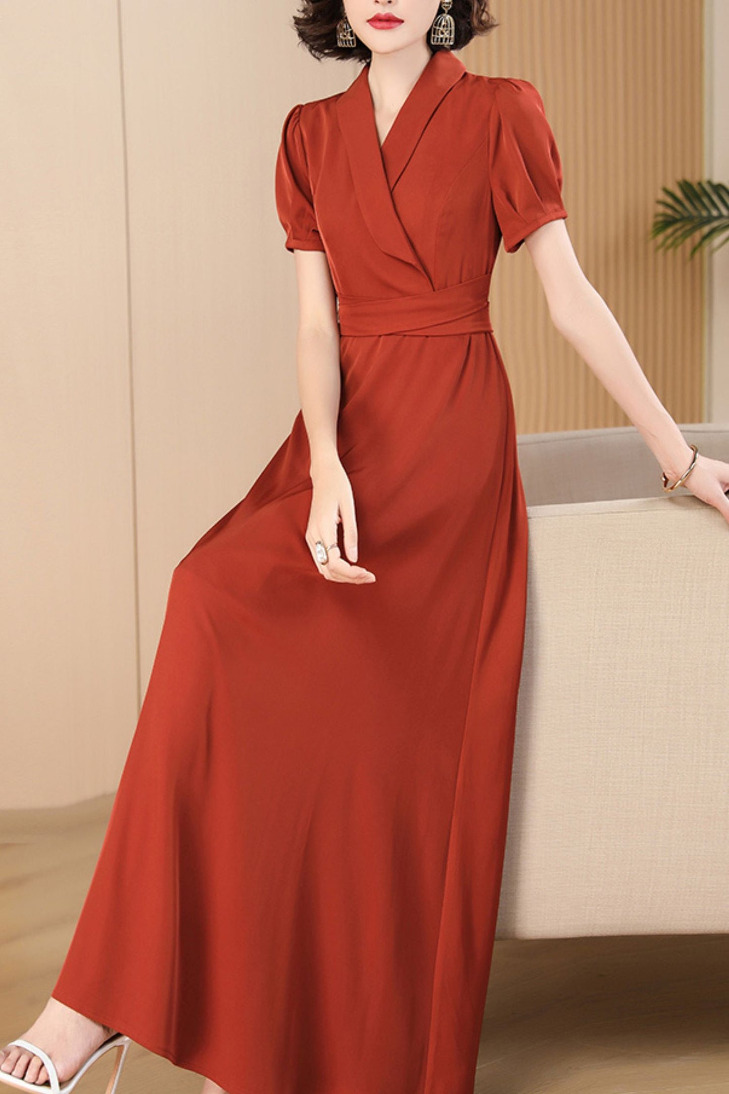 new summer long dress C4081