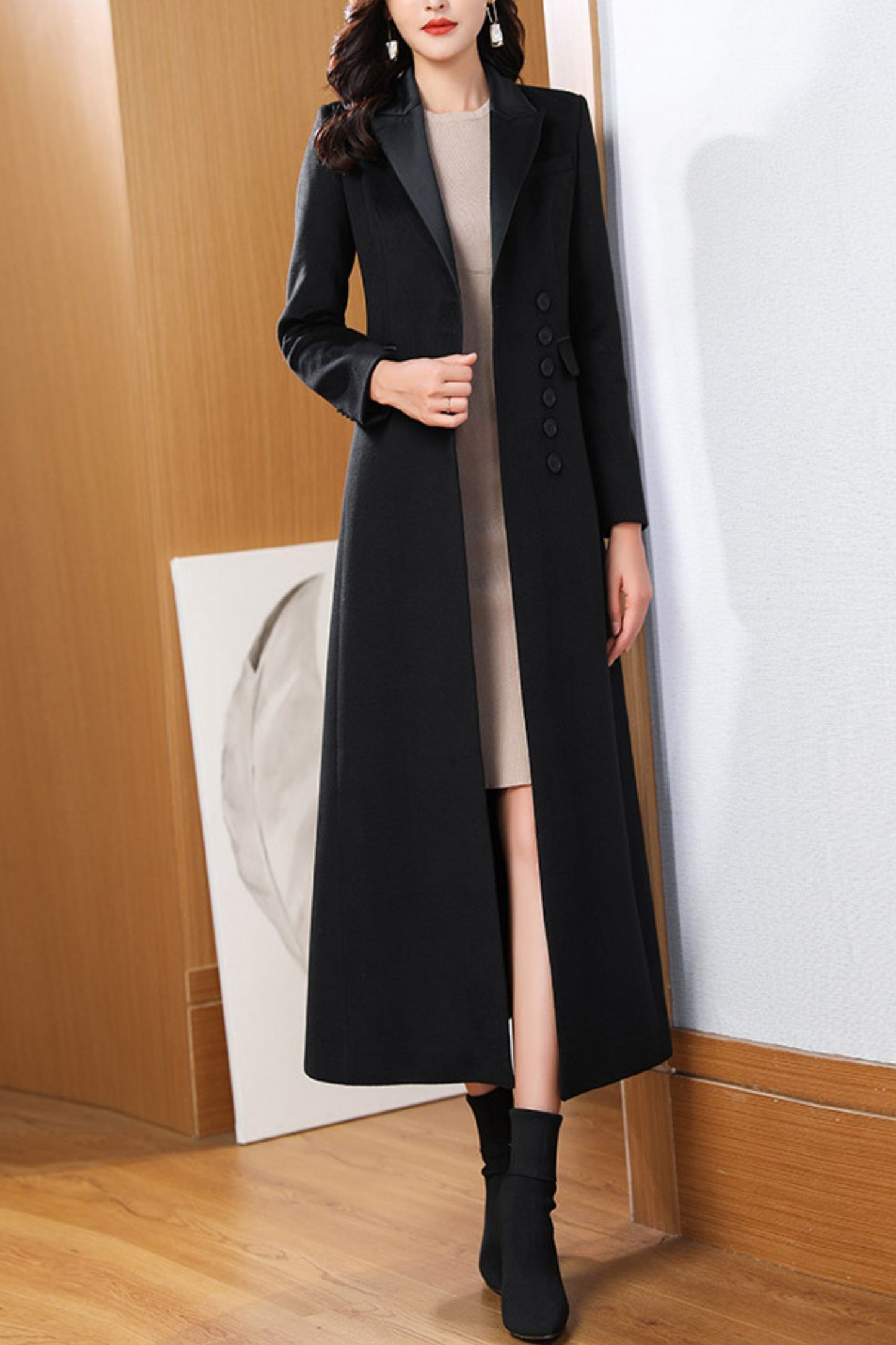 Women's Autumn and winter wool coat C4248