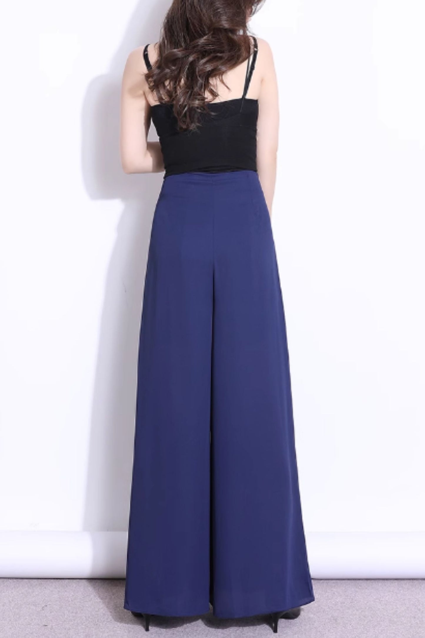 Maxi wide leg summer chiffon pants C4913