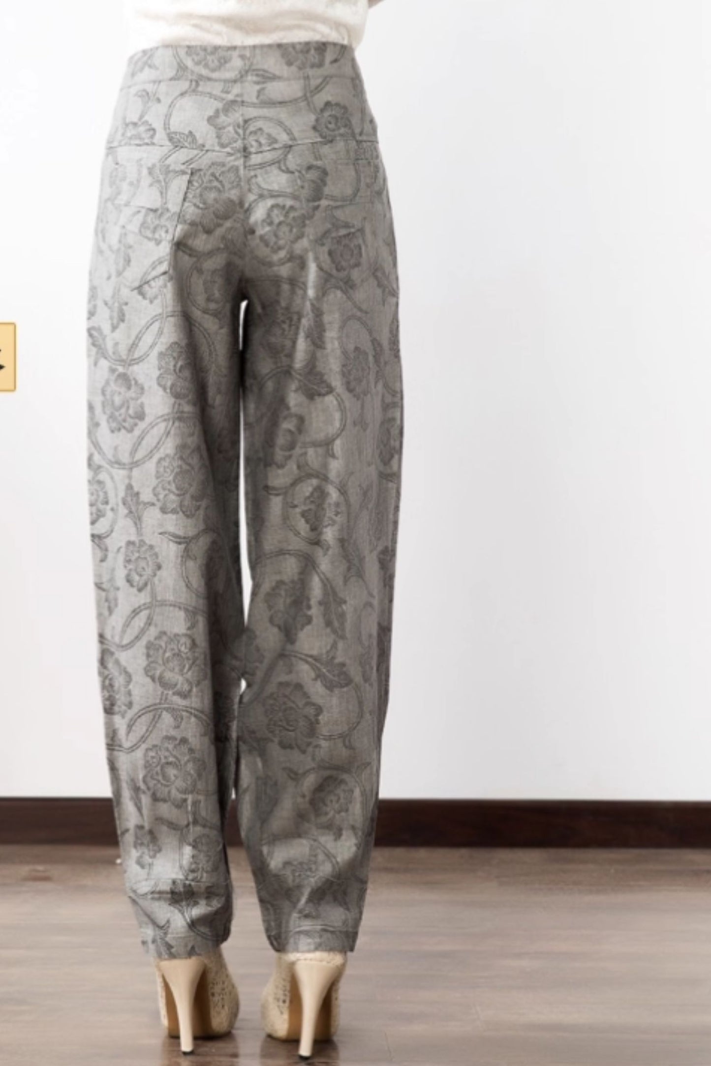Summer linen long pants women c5070