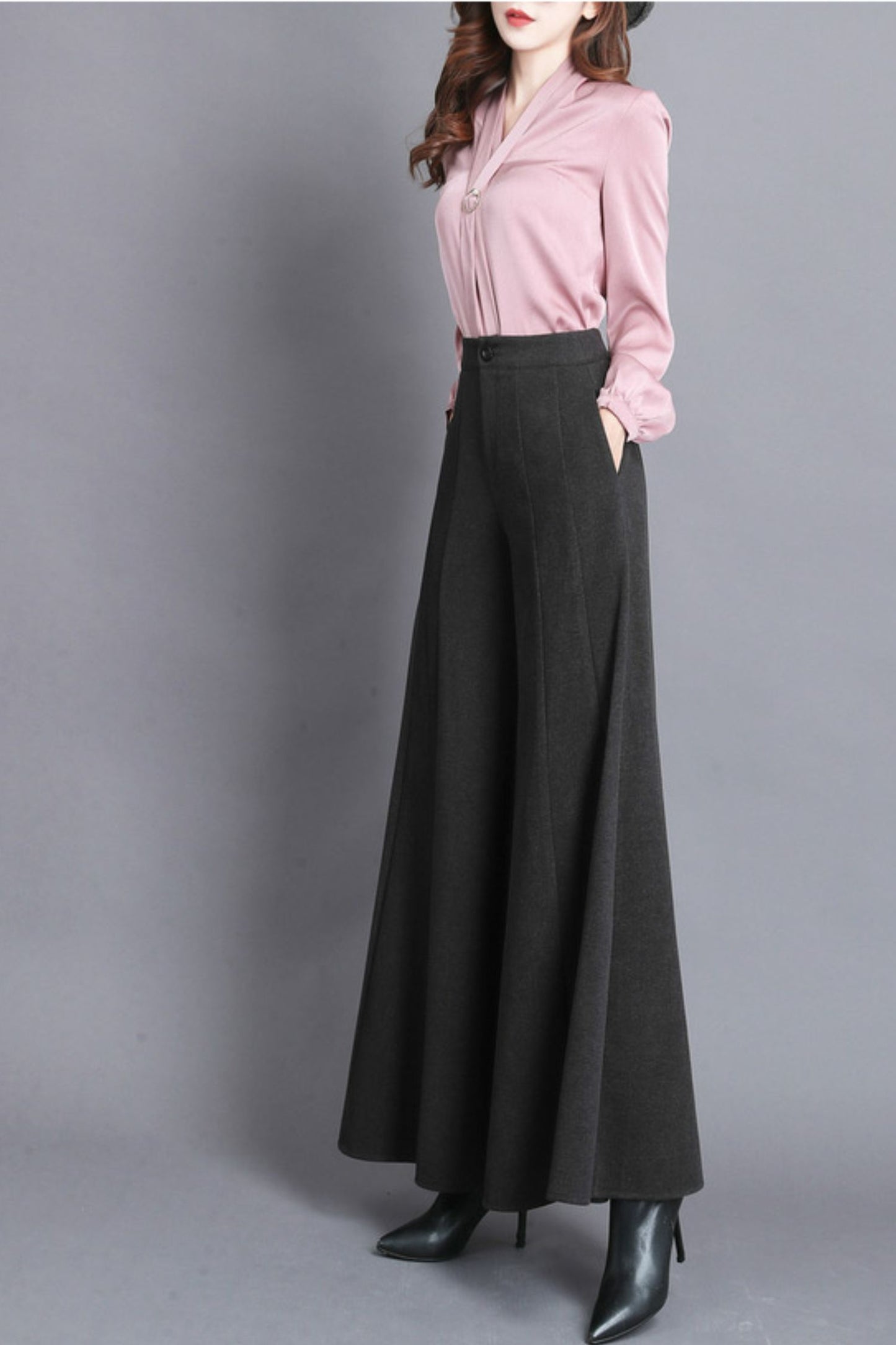 Plus size long womens pants c5089