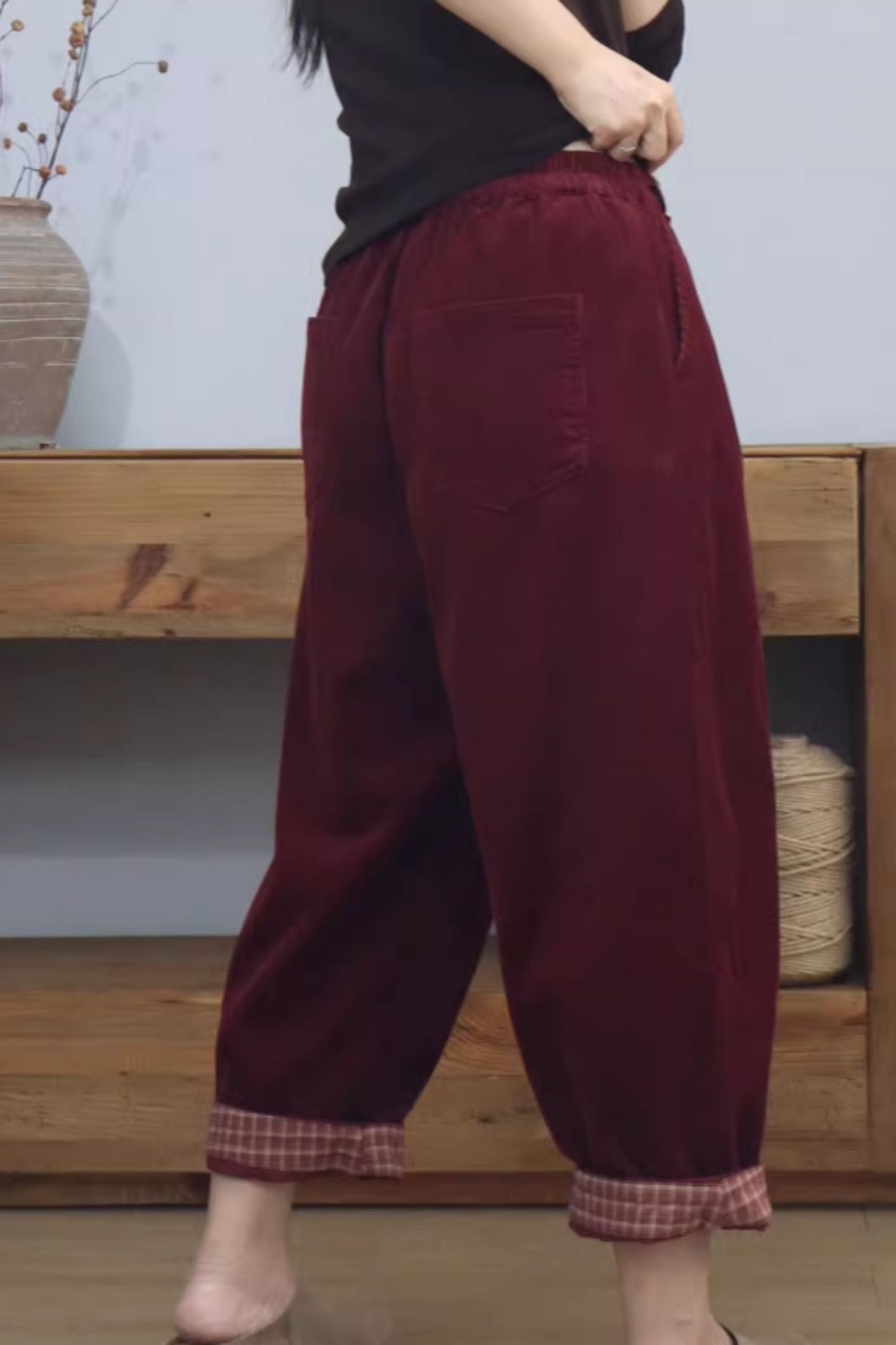 Autumn/winter long corduroy pants C5109
