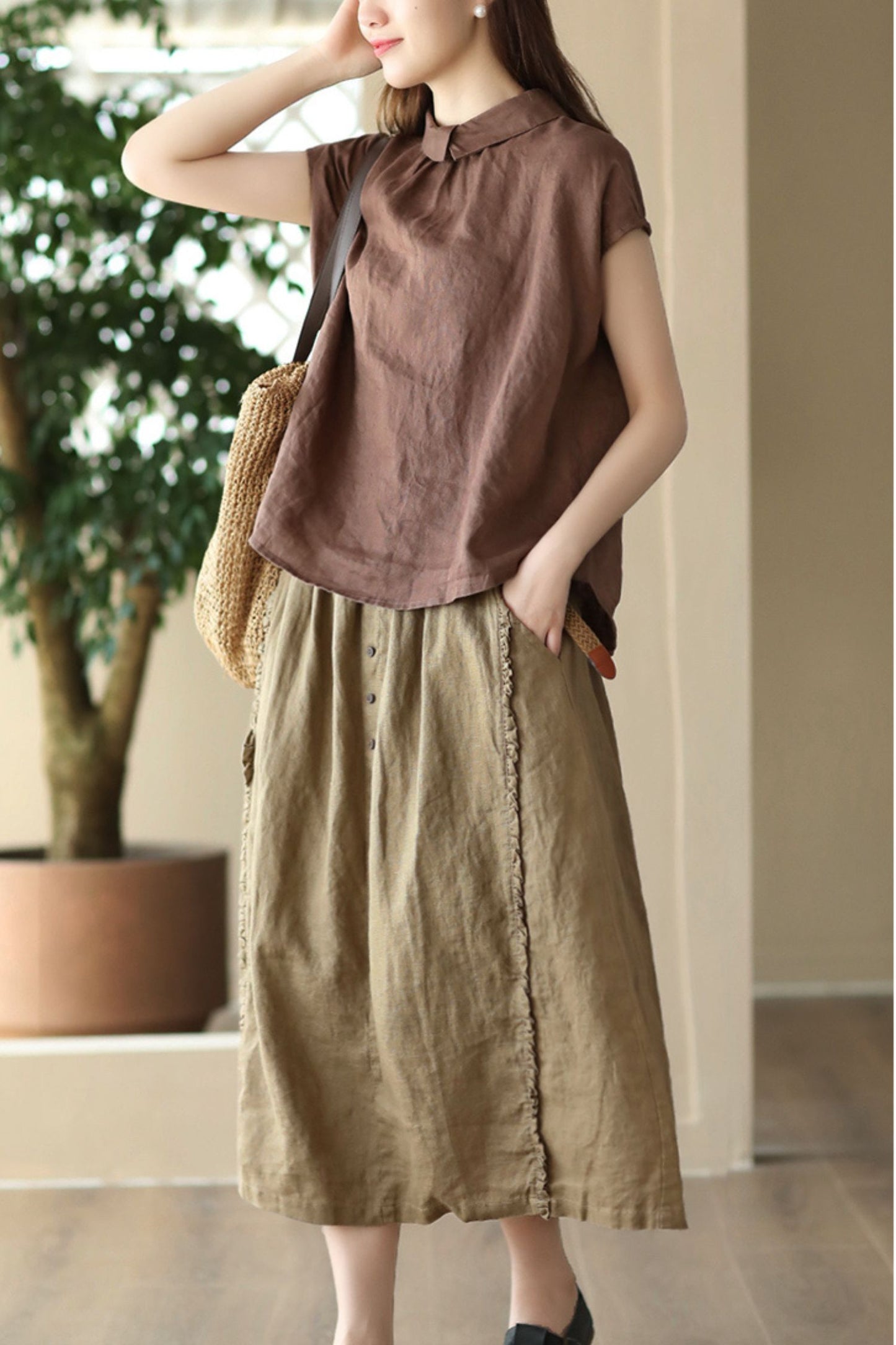 Linen Two Side Wear shirt TT0041