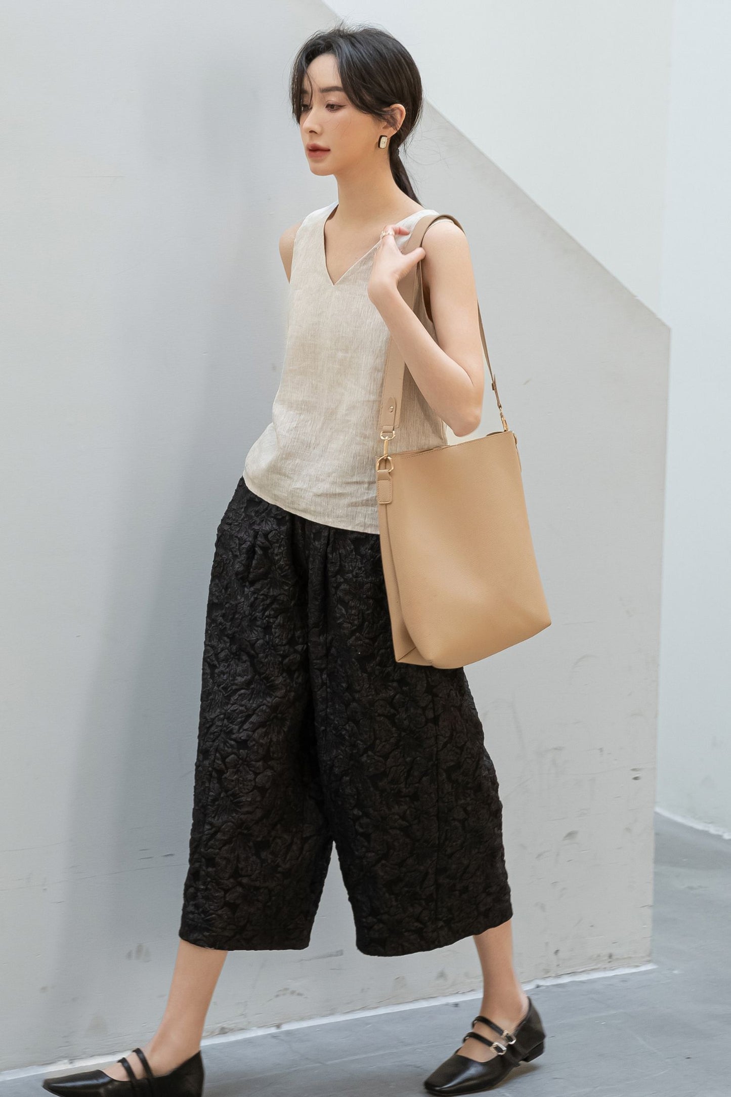 Women's Casual Loose Linen Vest C3199