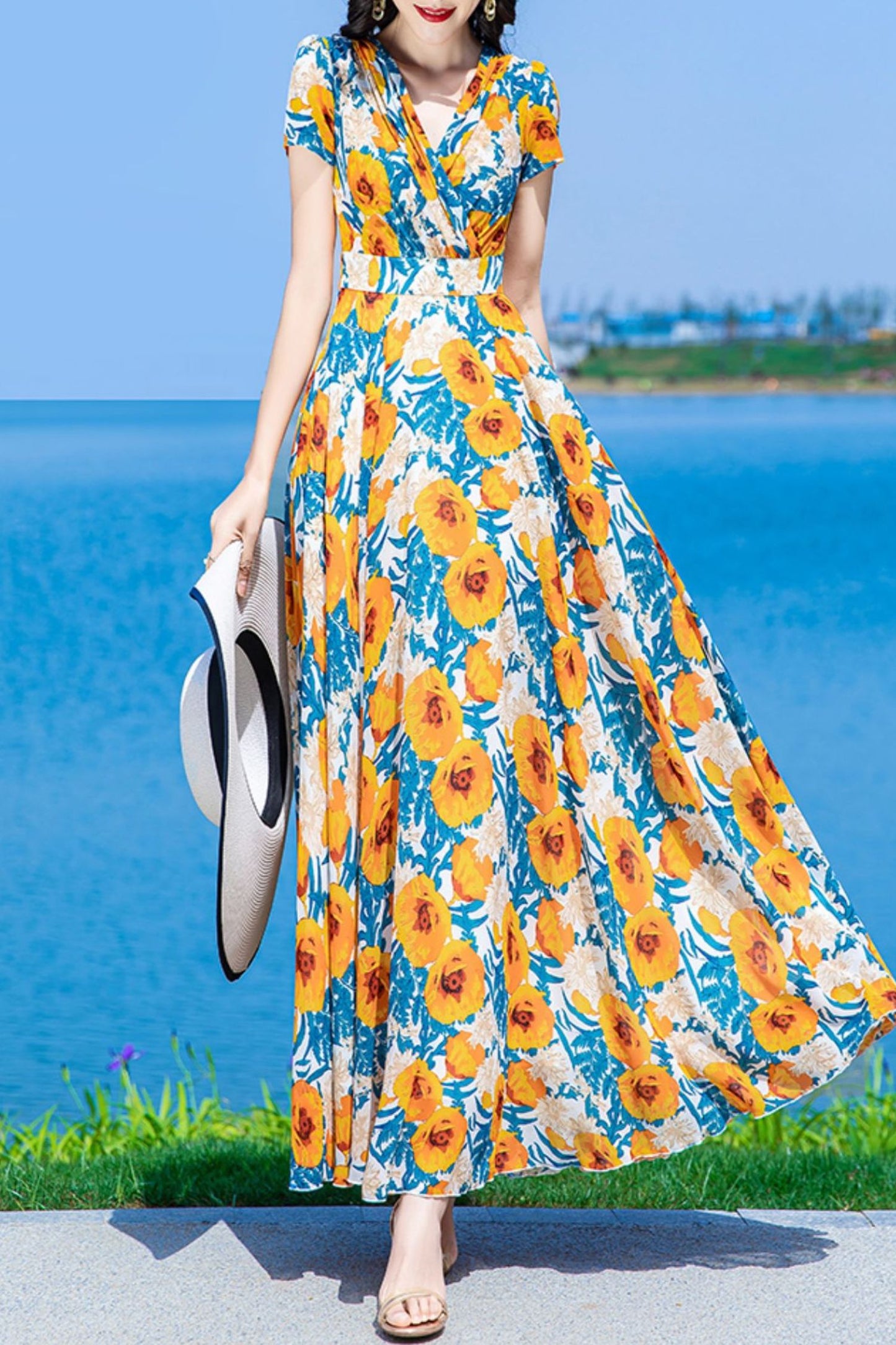 Floral dress women C4022