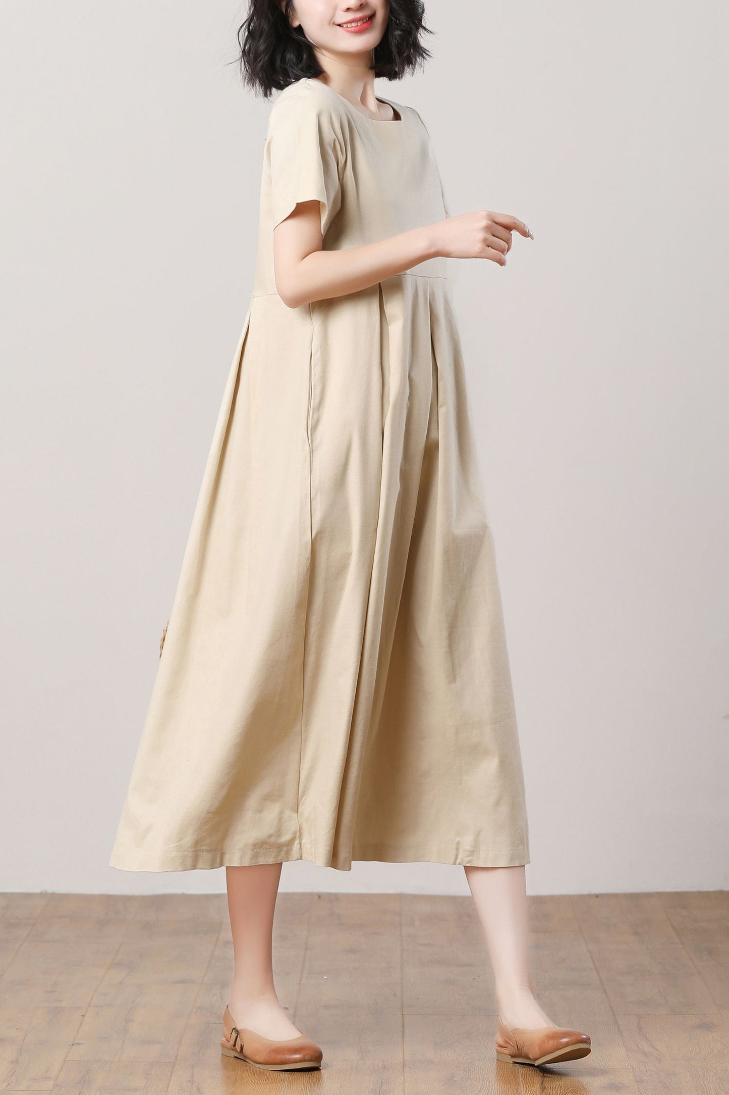 Summer Linen Dress for women C3283