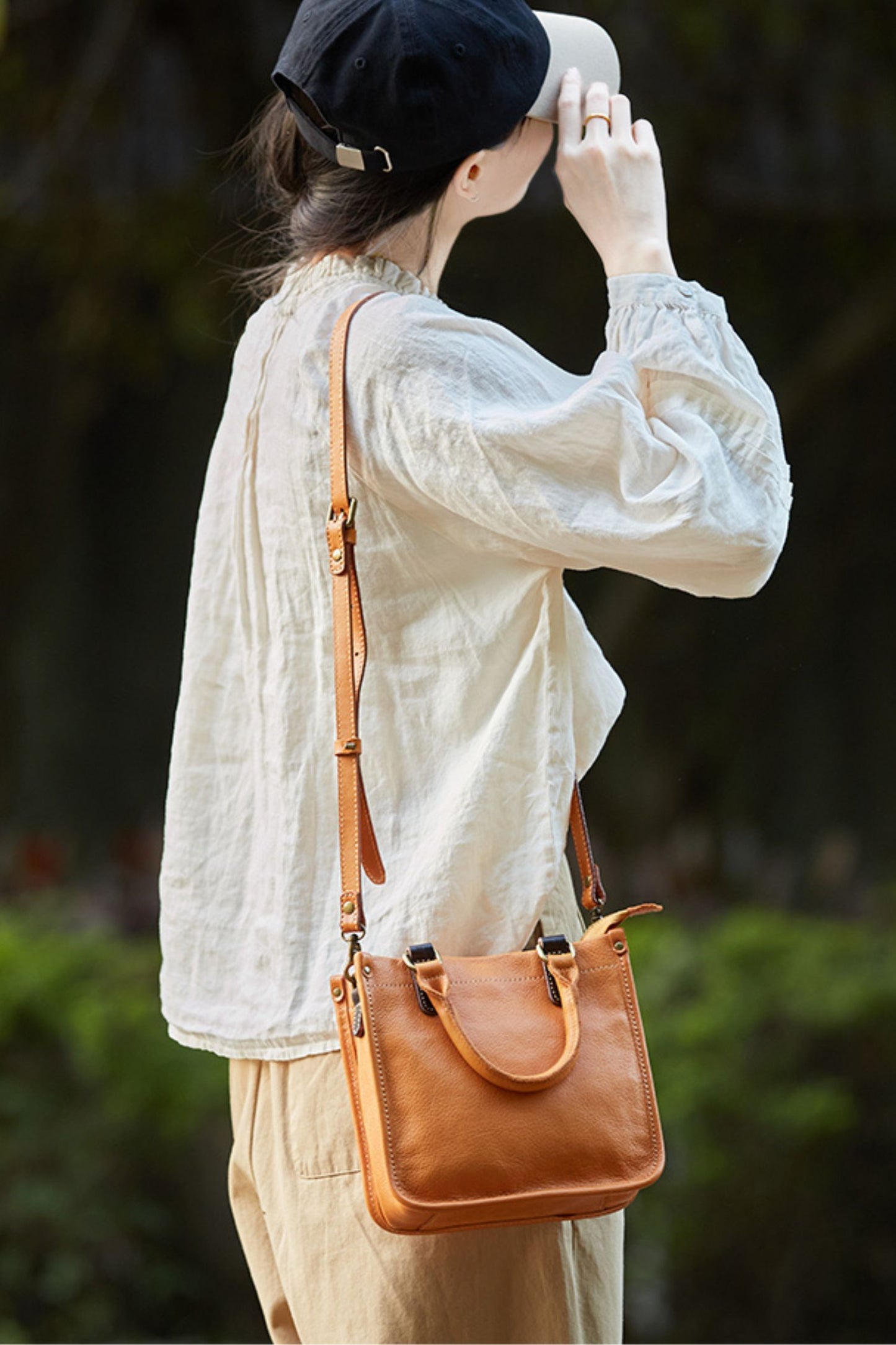 French lace collar sweet linen shirt TT0026