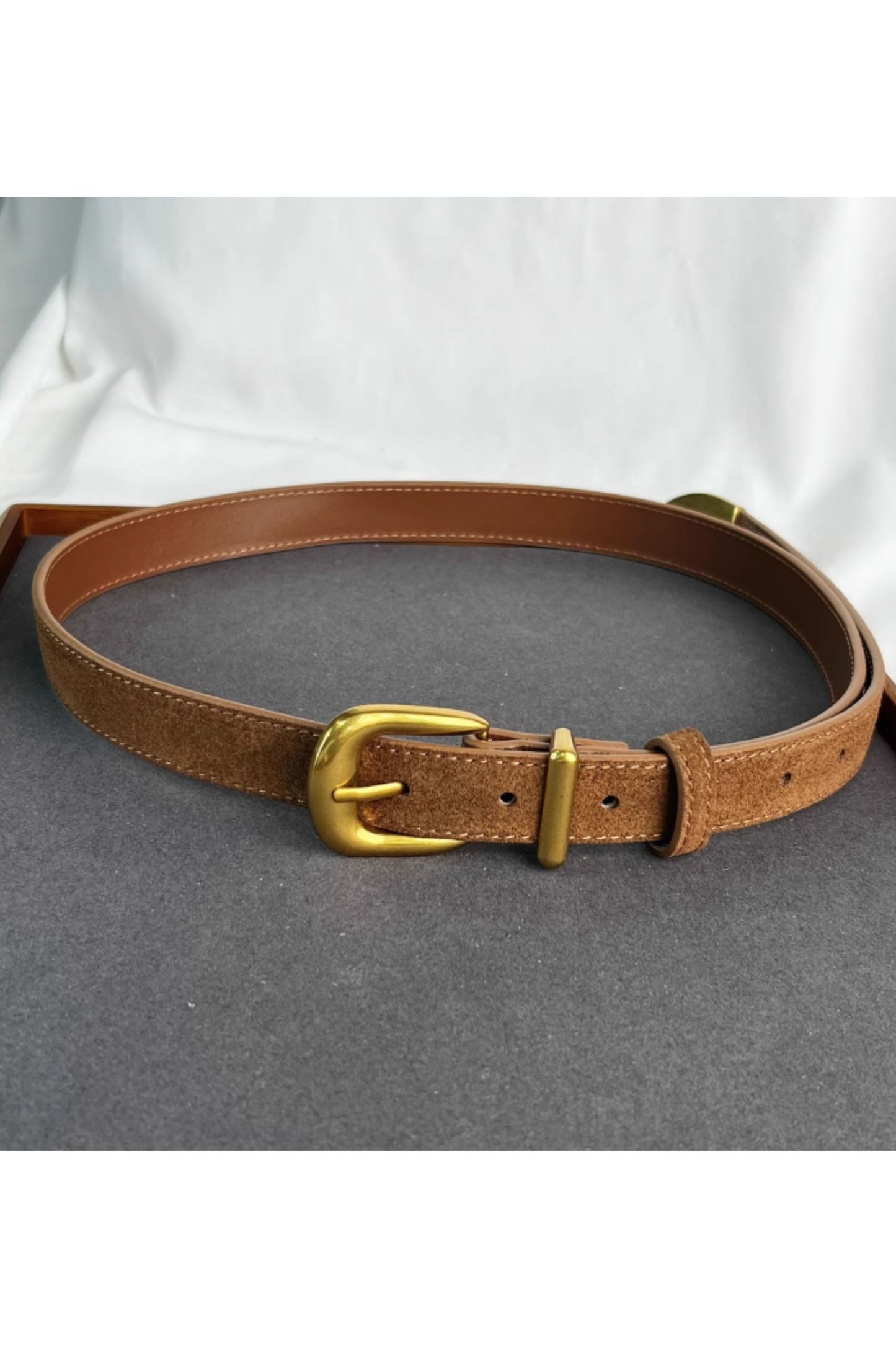 suede velvet belt in multiple colors C4662