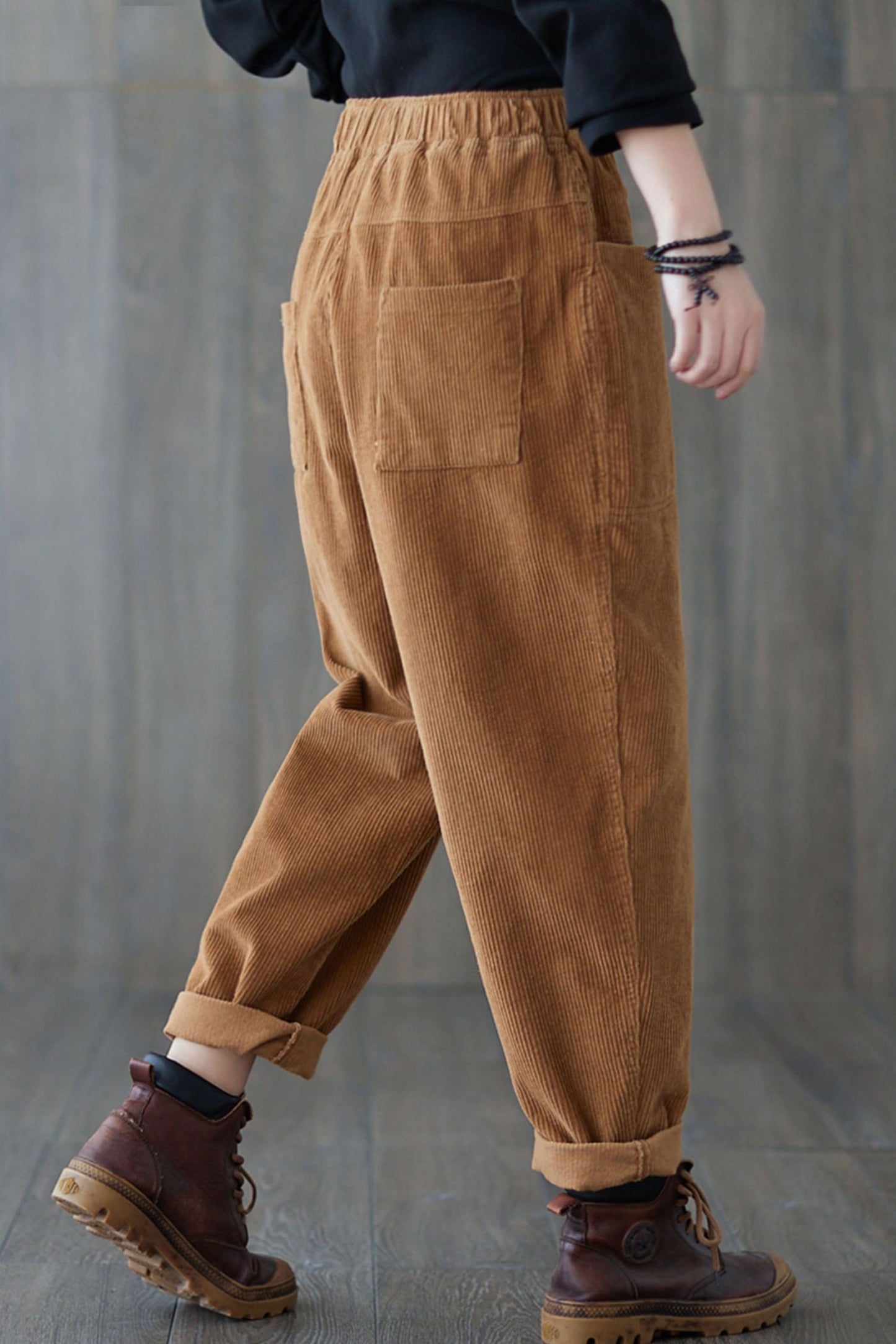 Autumn winter Casual Corduroy pants C1818-Size one size #CK2201806