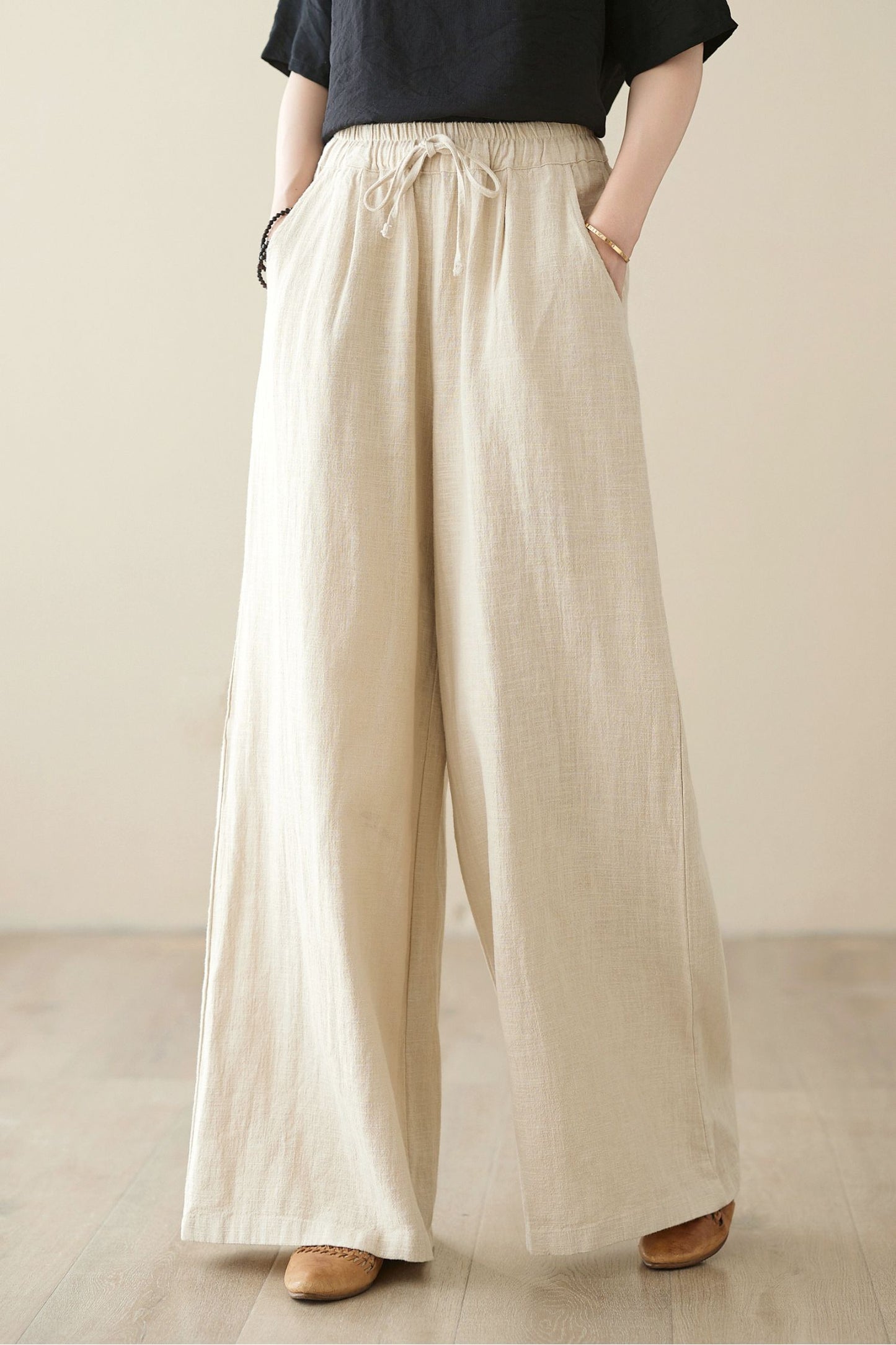 Loose fit pants with pockets C3961 -Size US4 #CK2400112