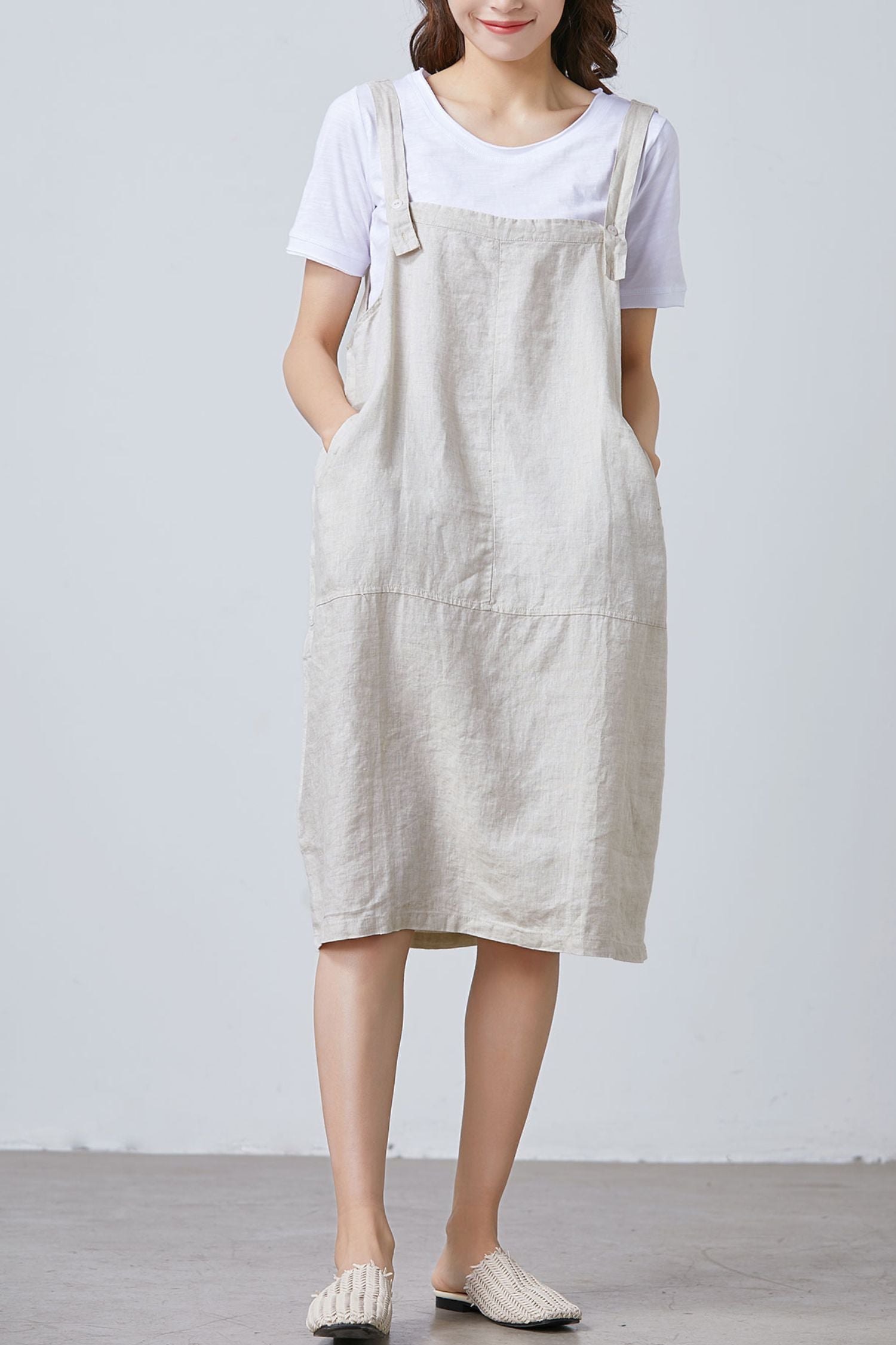 loose vest dress Vkoywkm Womens Sweater Vest Dress Oversized V Neck Sleeveless Pullover Sweater Dress Solid Ribbed Knit Vest Dress Loose Casual Tank Sweater Dress,