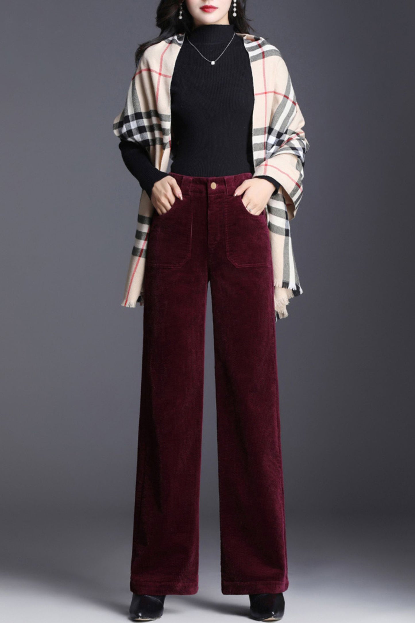 Corduroy autumn long pants c5082