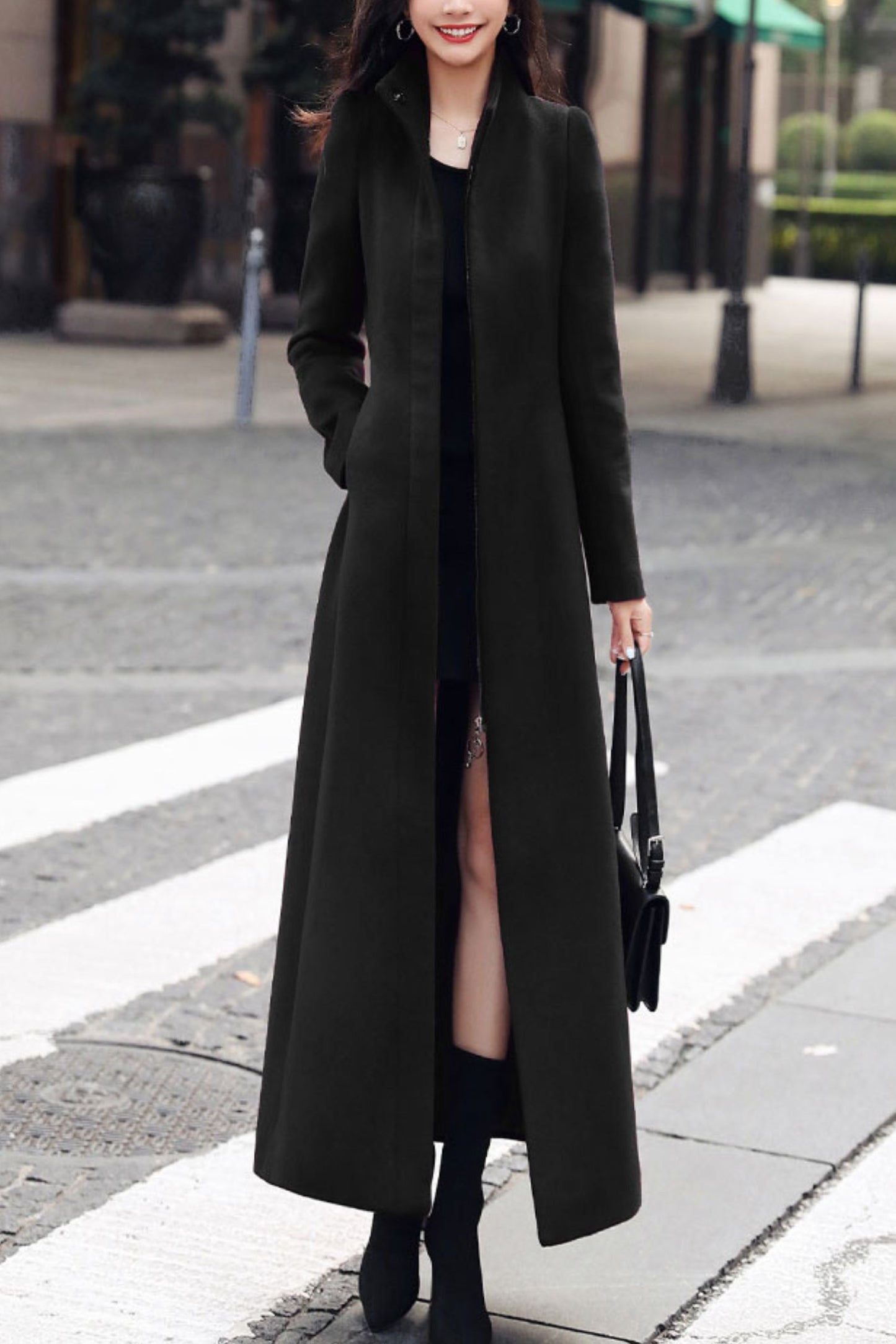 Women's Autumn and winter wool coat C4245
