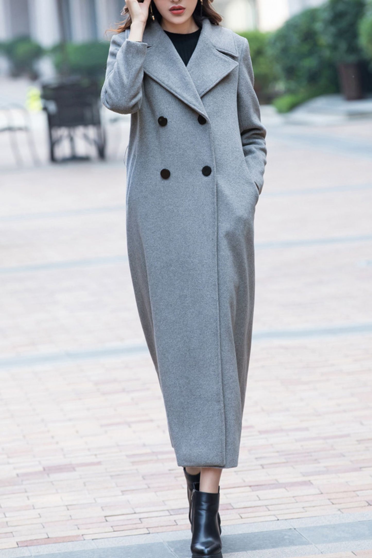 women autumn and winter wool coat C4169