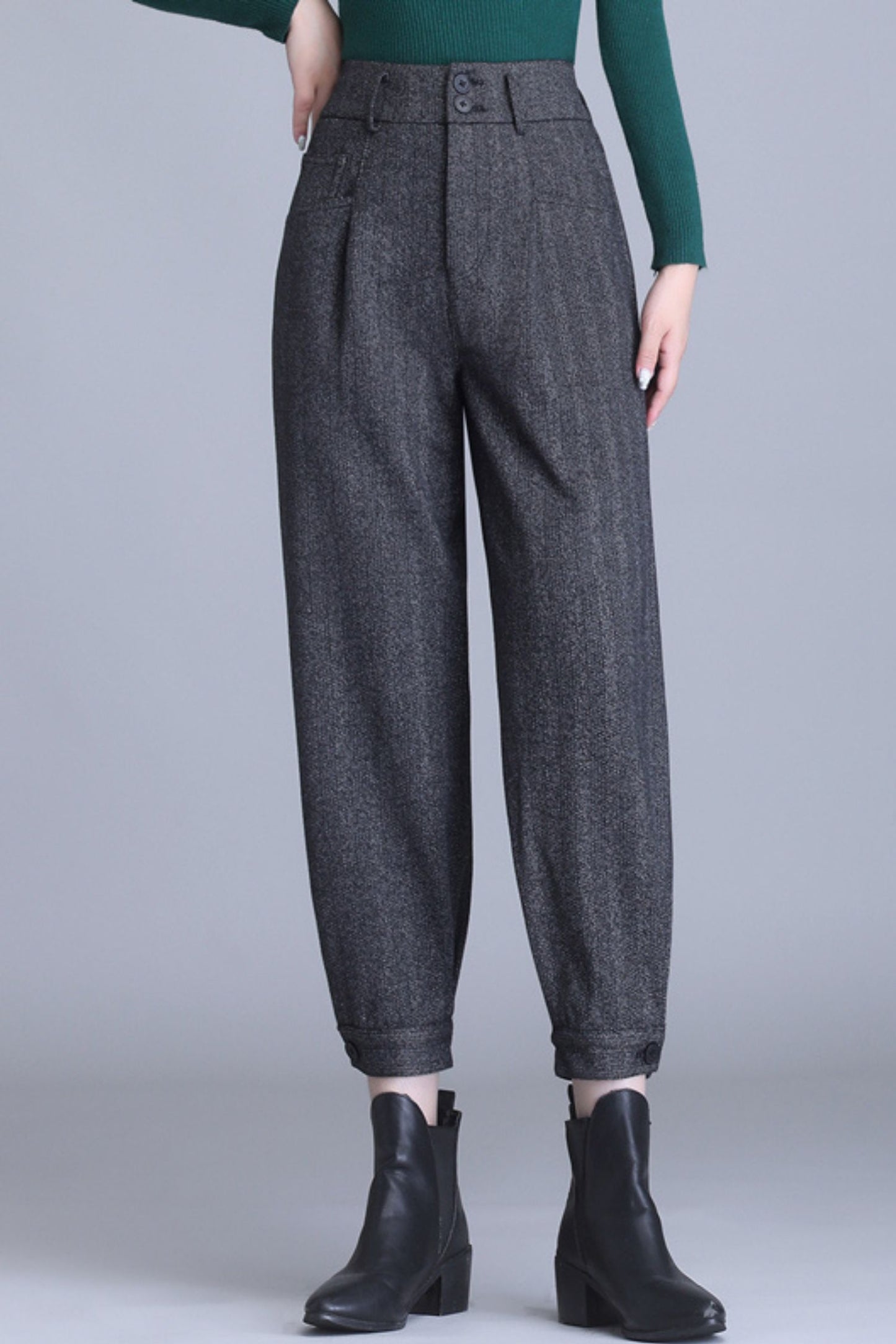 Winter loose fit womens office pants c5099