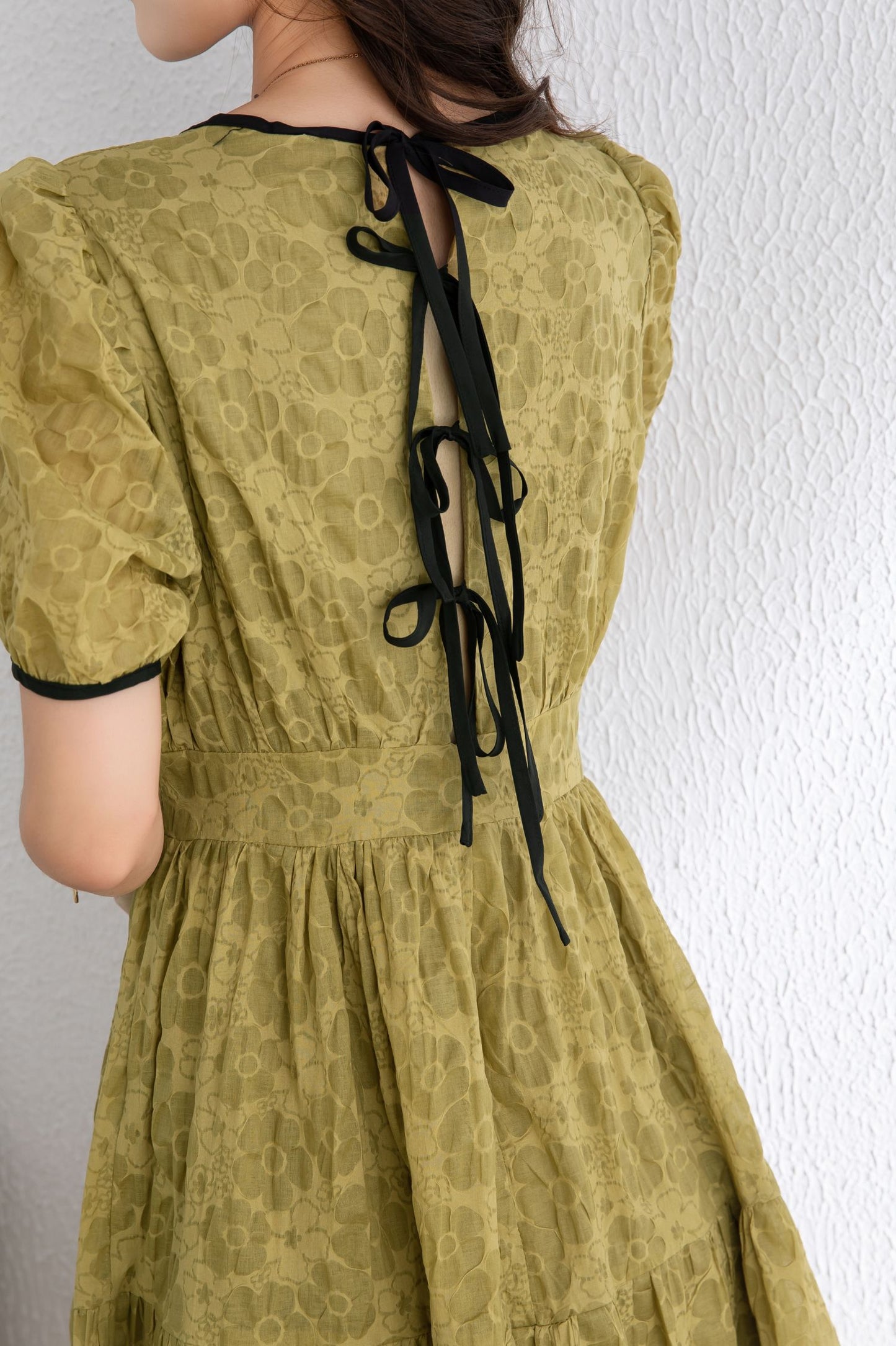 Women's Summer Green Dress C3318