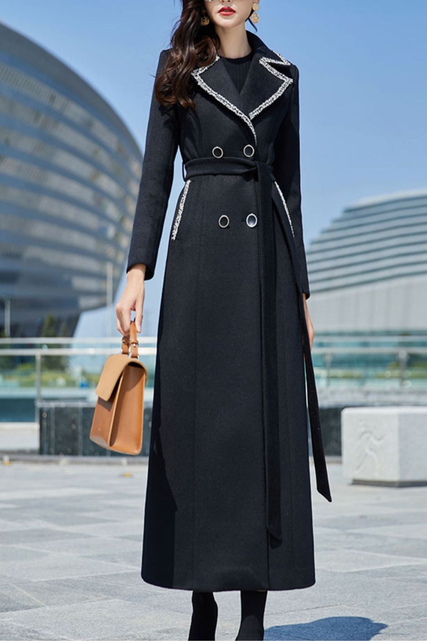 Women's Autumn and winter wool coat C4251