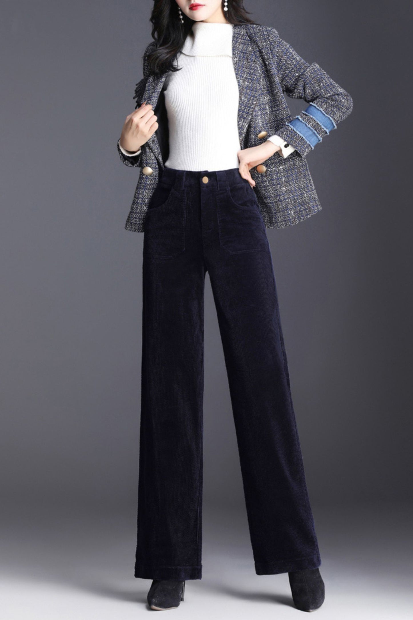 Corduroy autumn long pants c5082