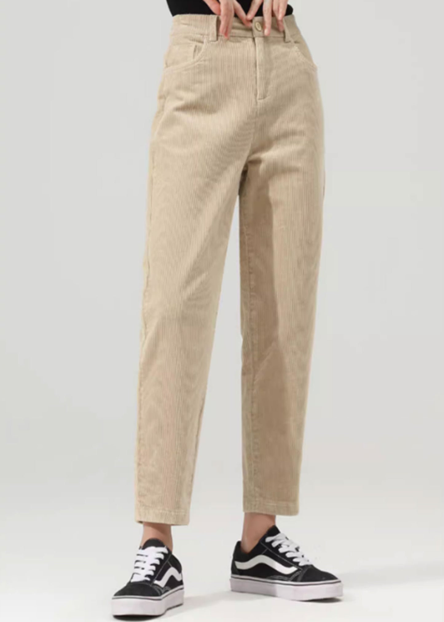 Tapered Corduroy Pants, Women's Corduroy Pants C3512