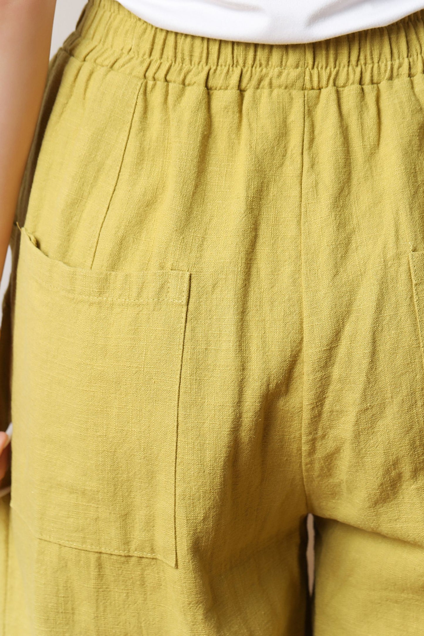 Women's Long Casual Linen Pants C3284