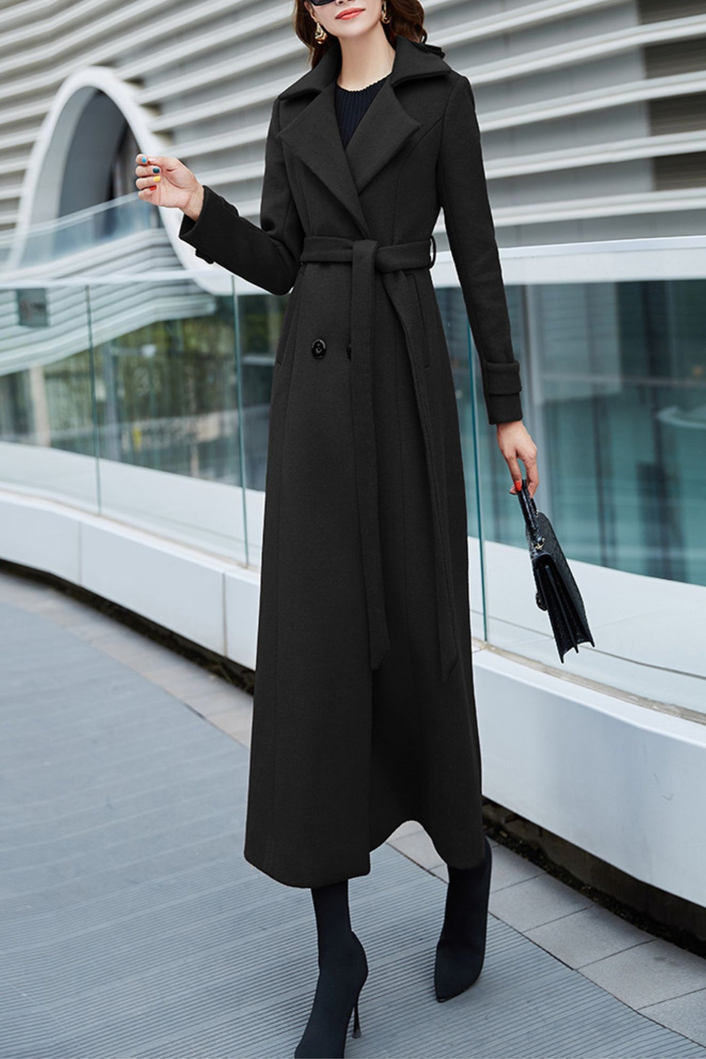 Women's Autumn and winter wool coat C4249