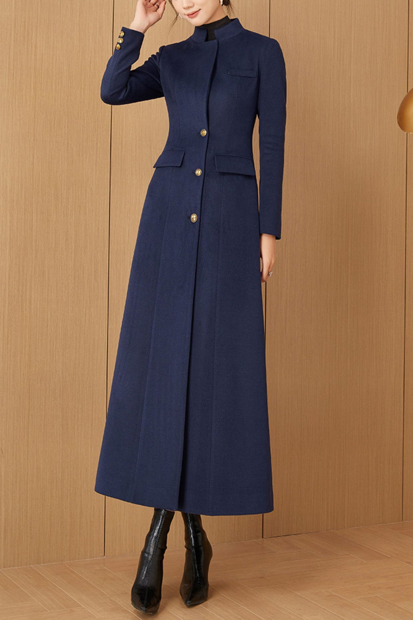 Women's Autumn and winter wool coat C4246