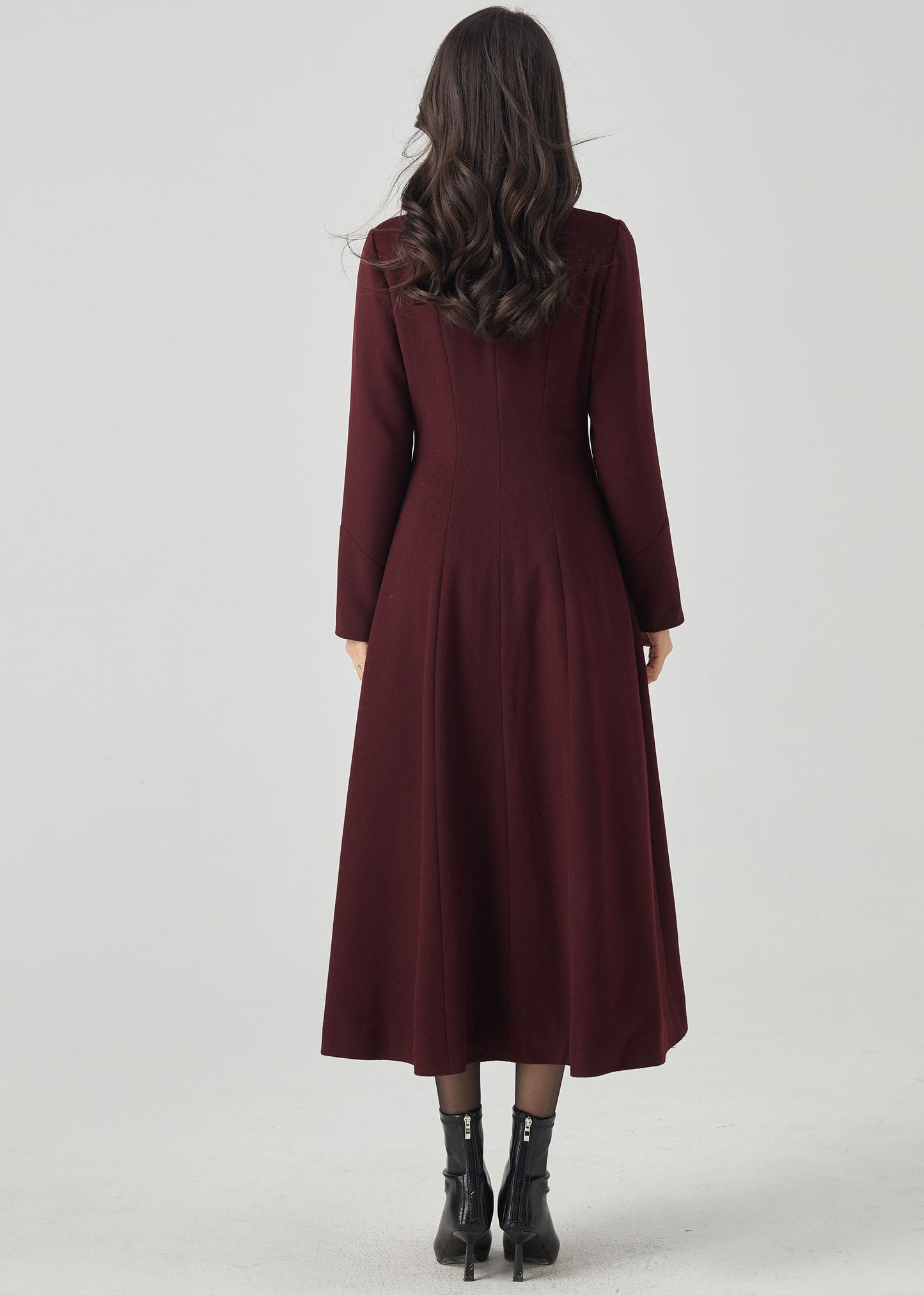 Long Wool Womens Warm Winter Coat C3568