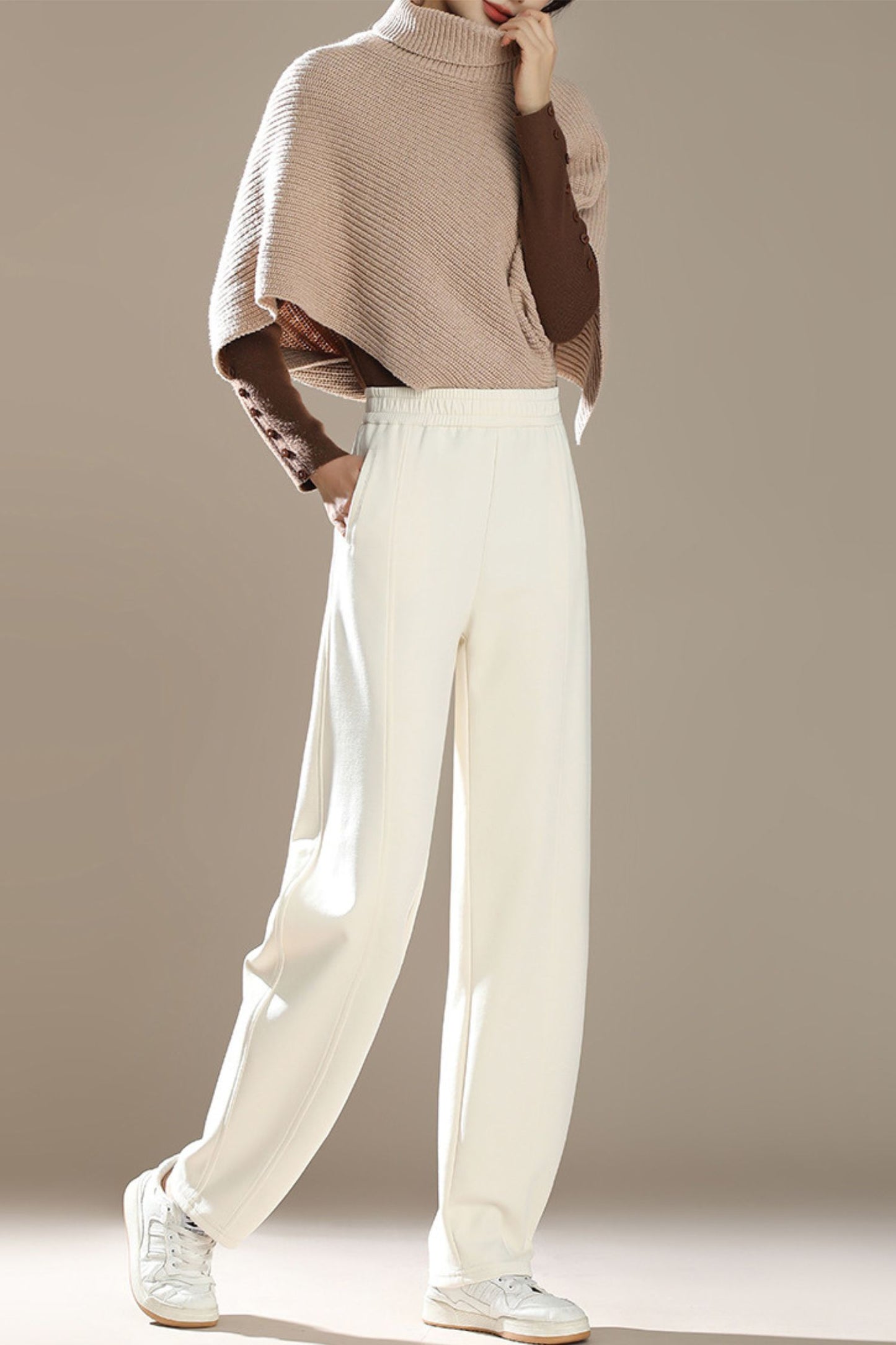 Loose fitting long autumn pants c5093