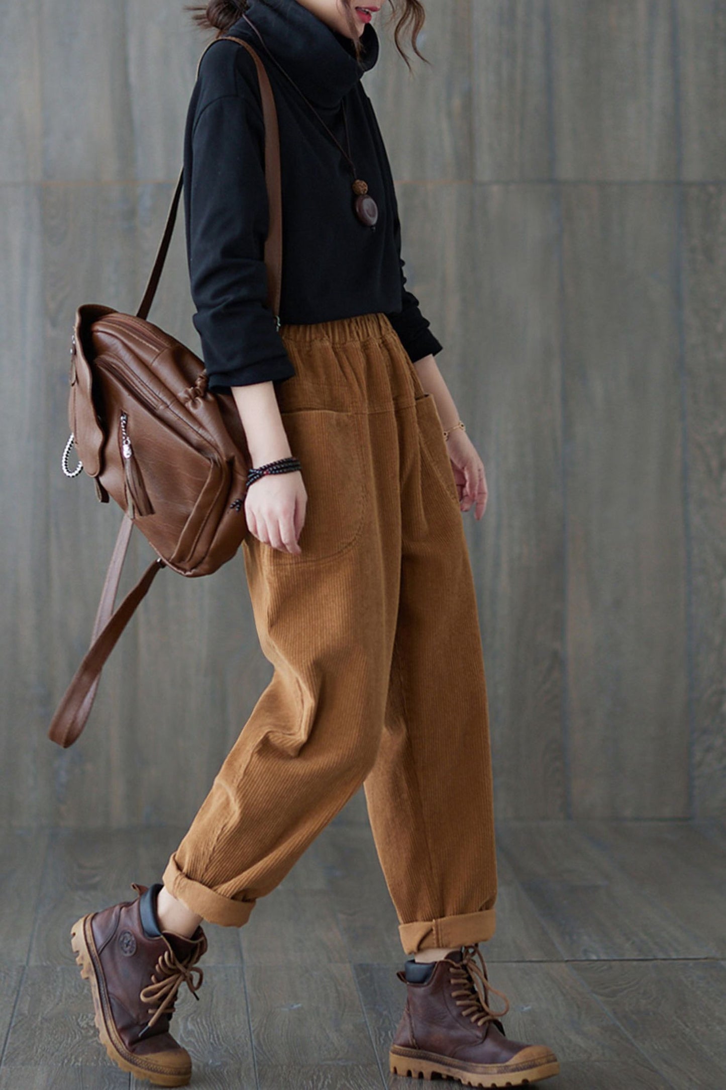 Autumn winter Casual Corduroy pants C1818-Size one size #CK2201806