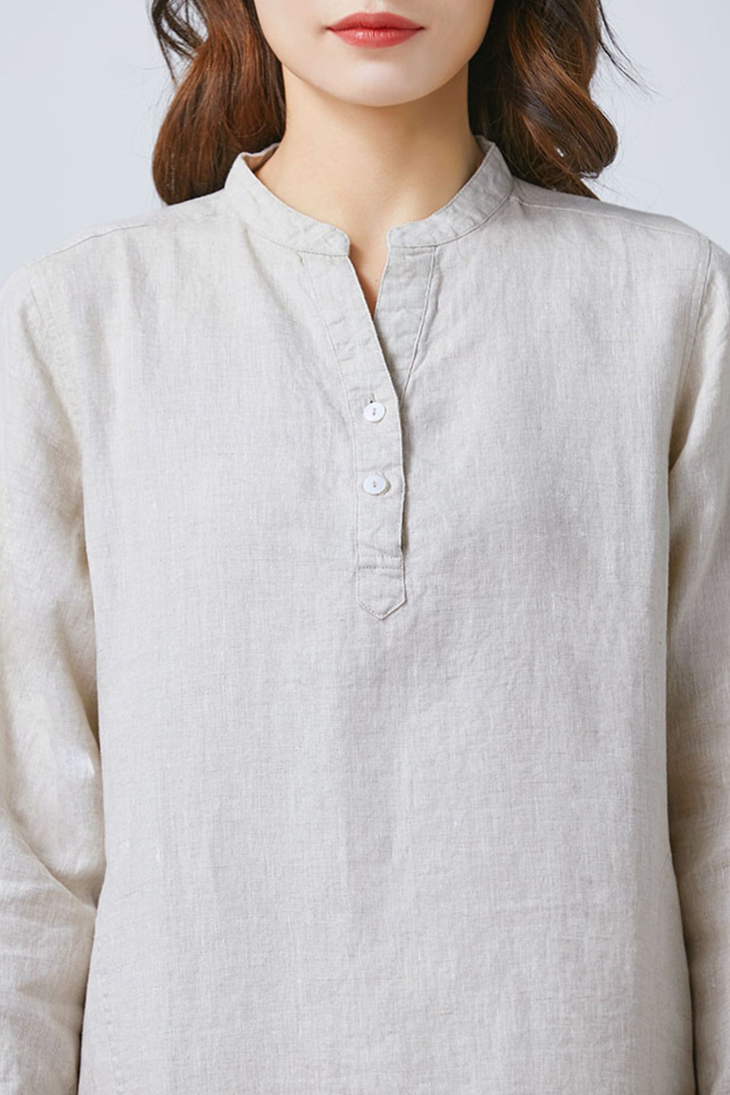 Summer casual linen dress C1674