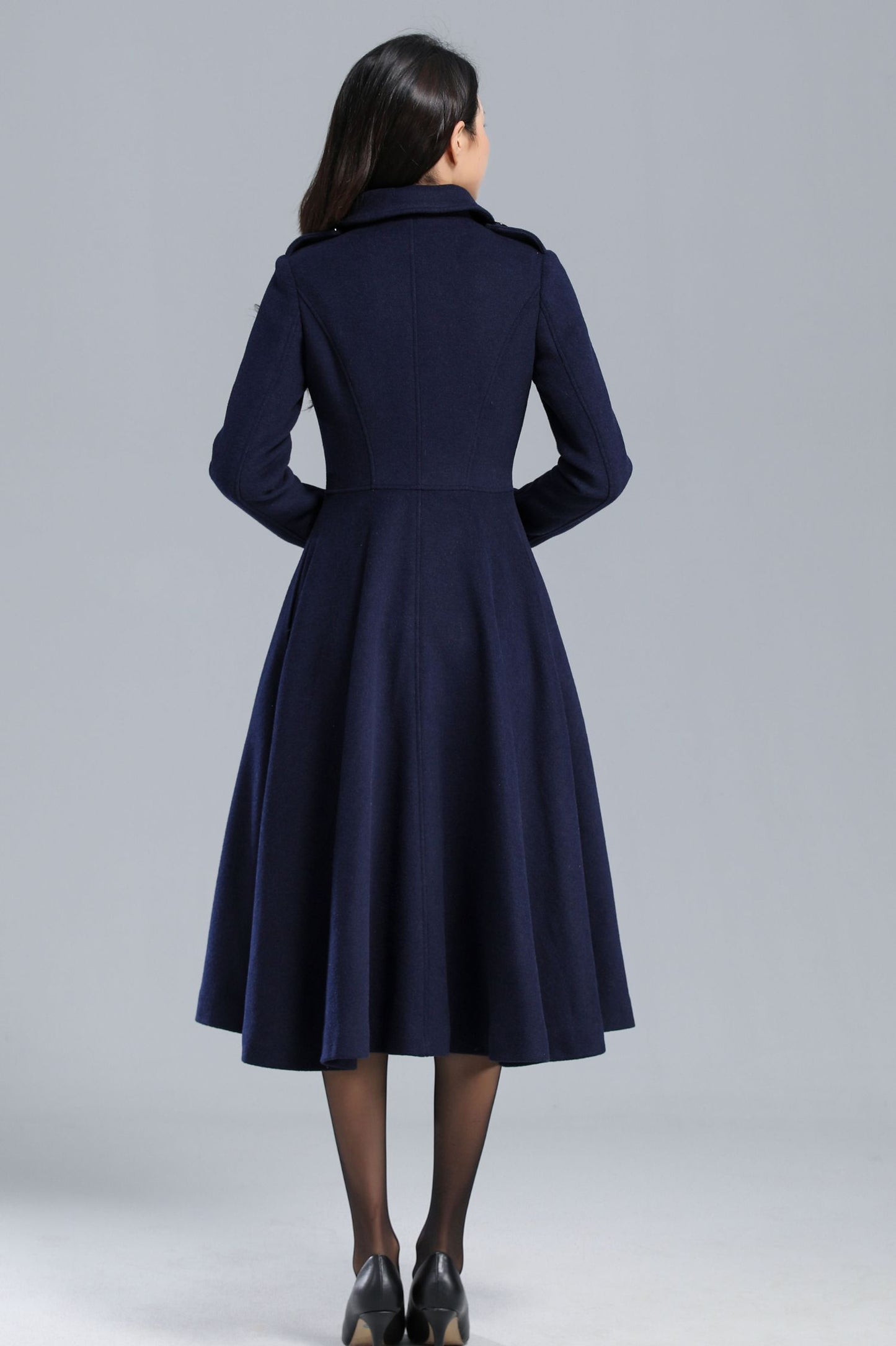 Womens Winter Princess Wool Coat C2461