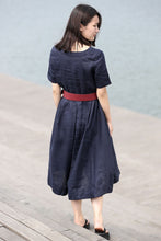 Load image into Gallery viewer, Loose fit summer linen dress C270
