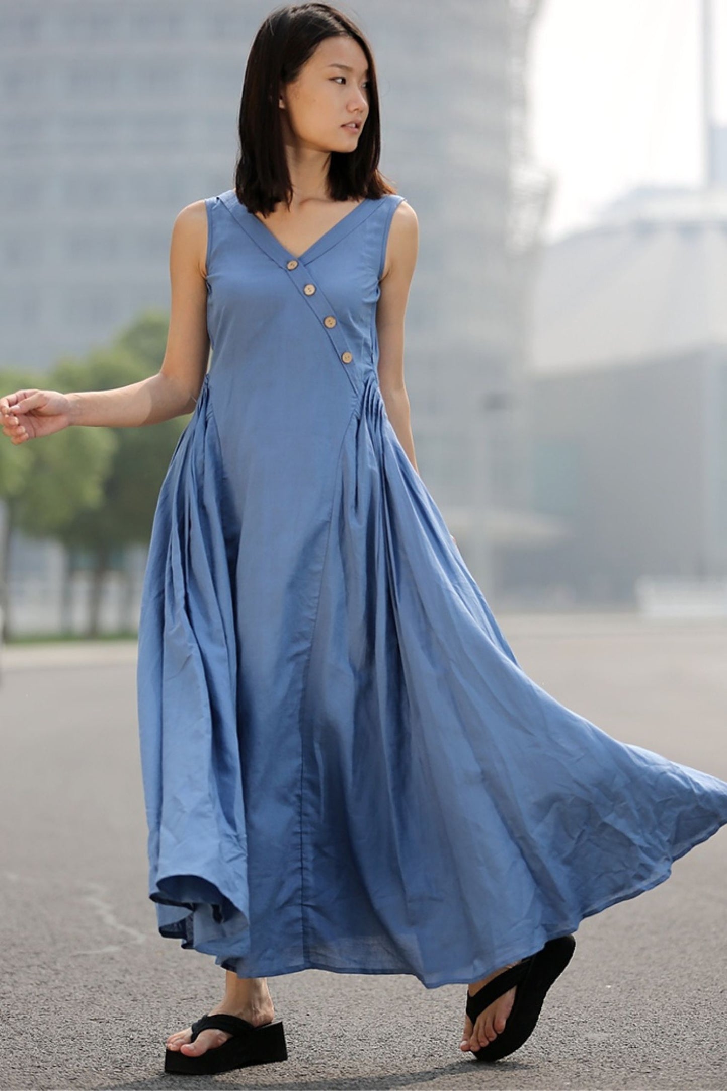 Casual Summer Sleeveless dress C256