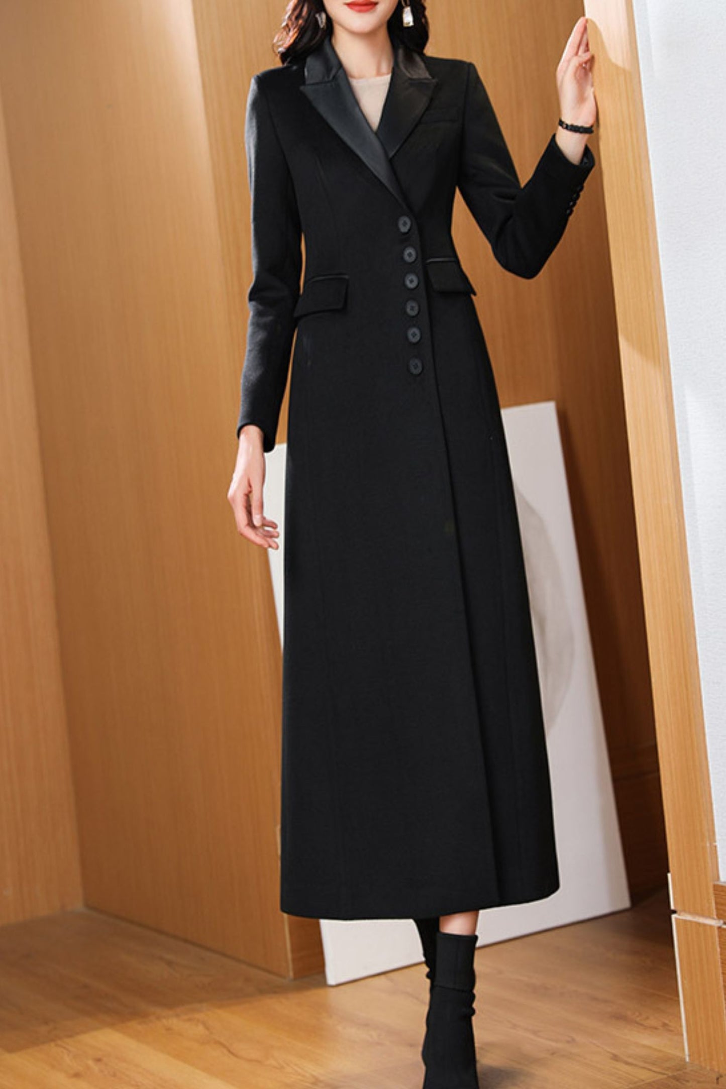 Women's Autumn and winter wool coat C4248