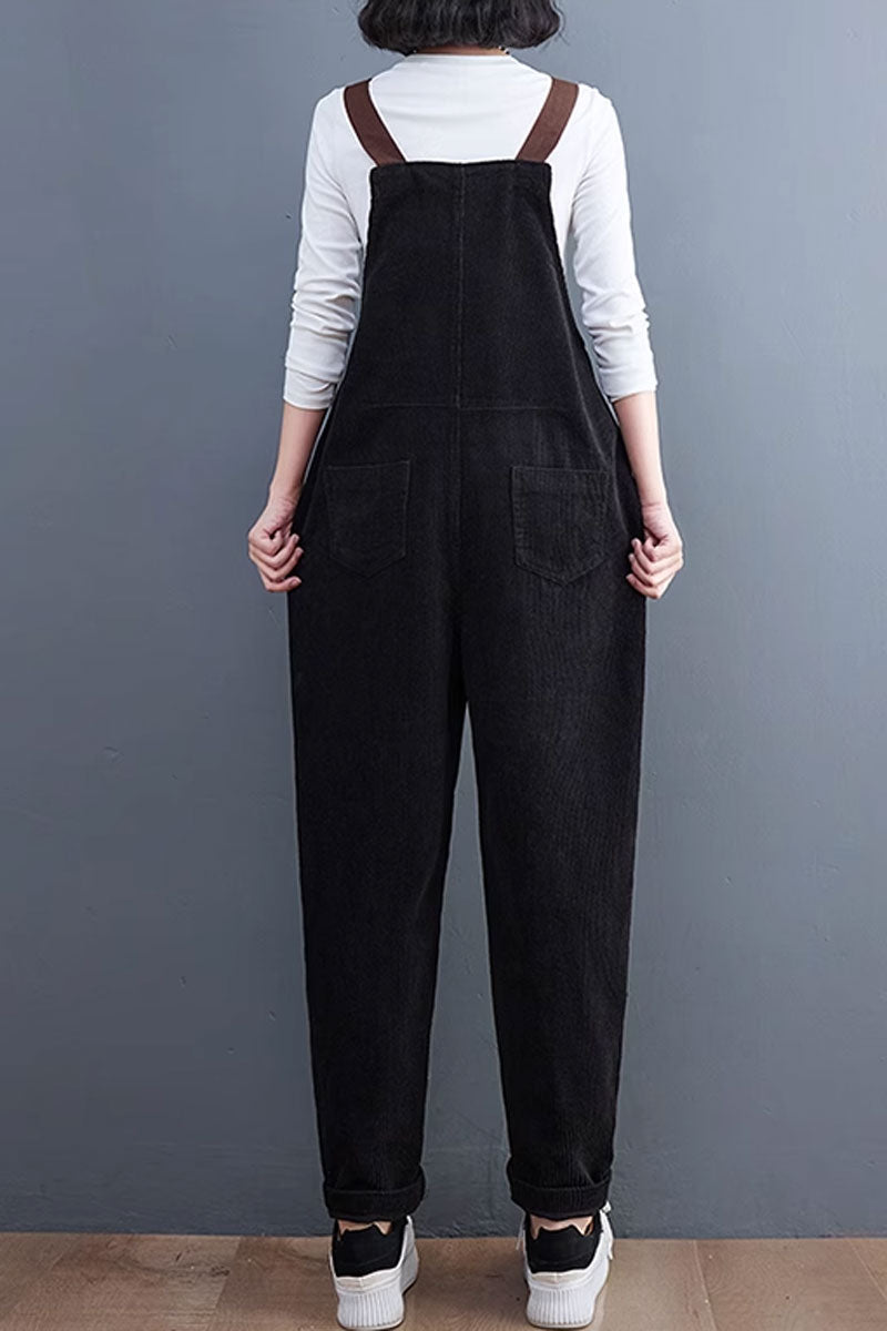 Winter Casual Jumpsuit, Baggy Overalls C3799